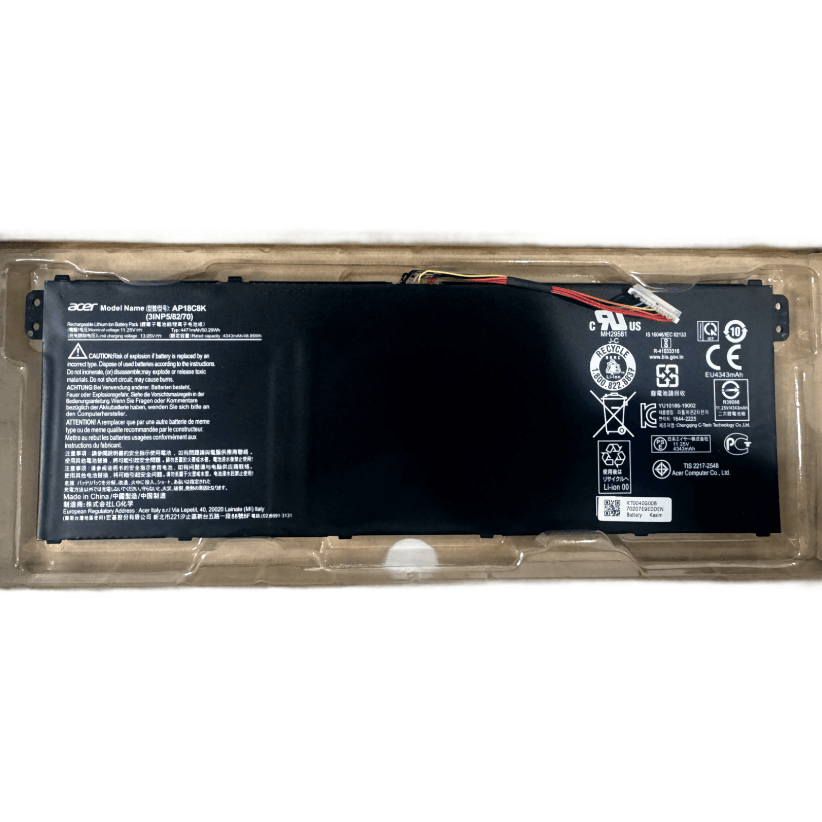 New Genuine AP18C8K AC18C8K Battery For Acer Aspire 5 A514-52 A515-43 A515-54 US