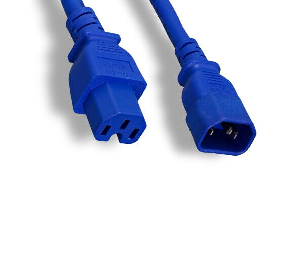 6Ft BLU Power Cable for HP Aruba J9473A J9625A J9627A Jumper Cord to PDU UPS