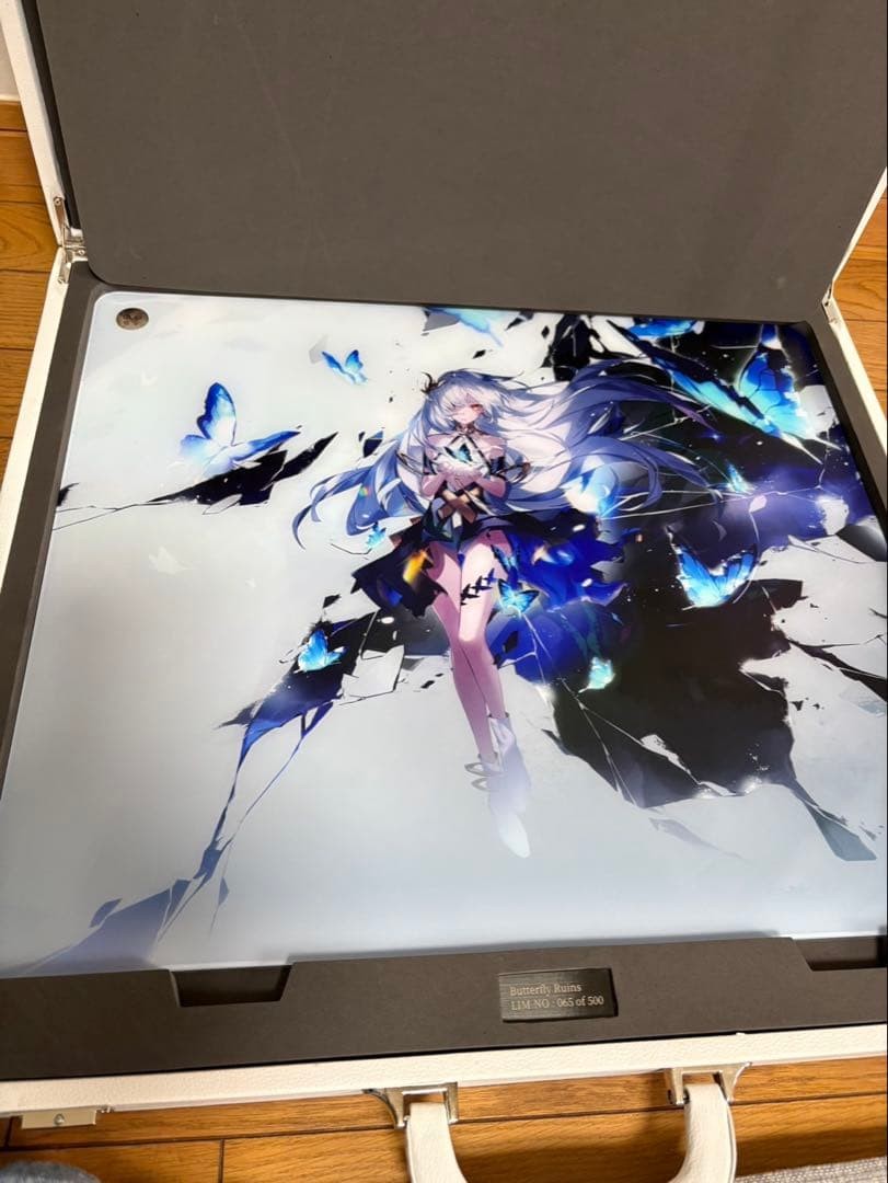 Uncle Panda Butterfly Ruin Glass Mouse Pad Limited 500 Carrying Case