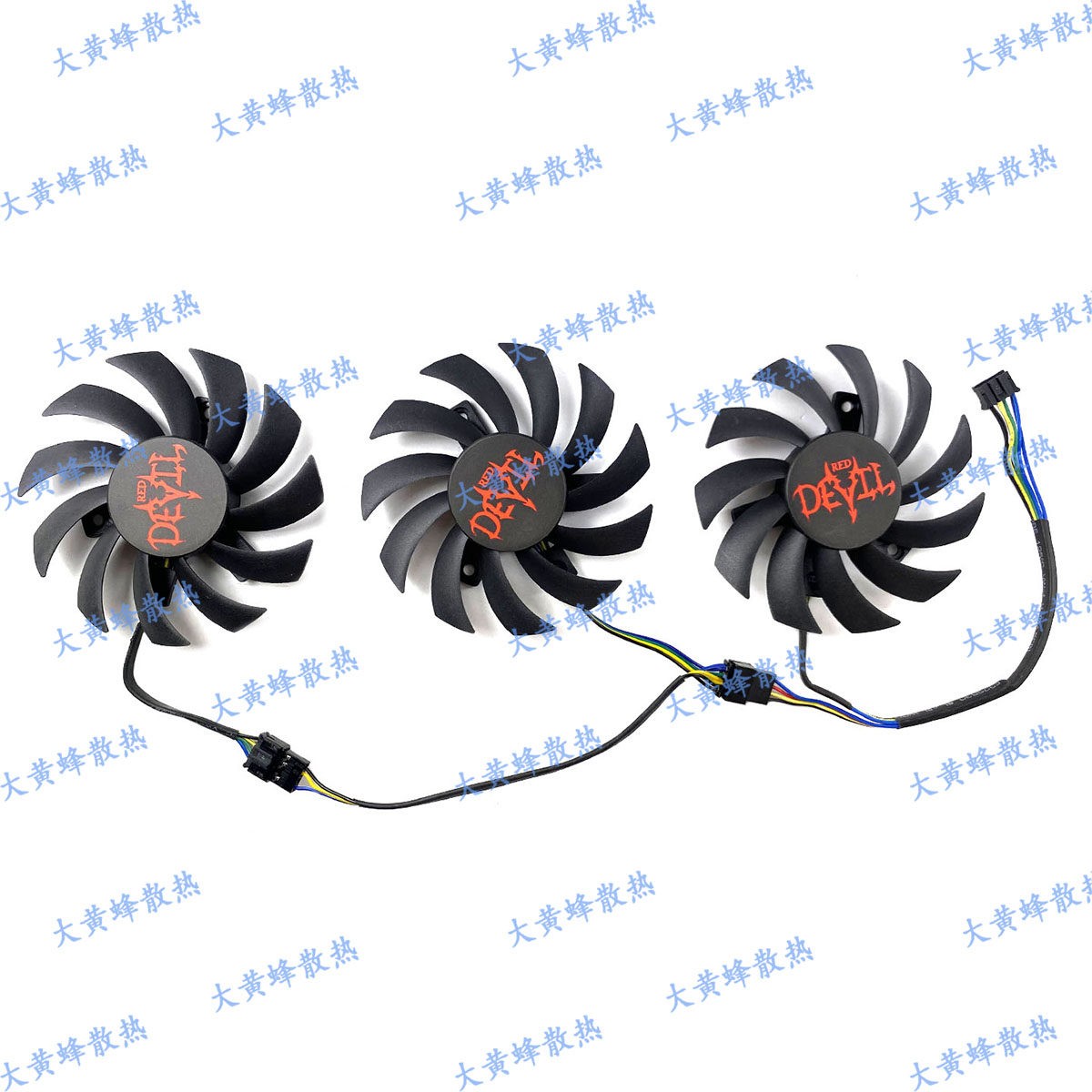 For POWERCOLOR / DATALAND RX480 570 Red Devil Graphics Card Cooling Fan