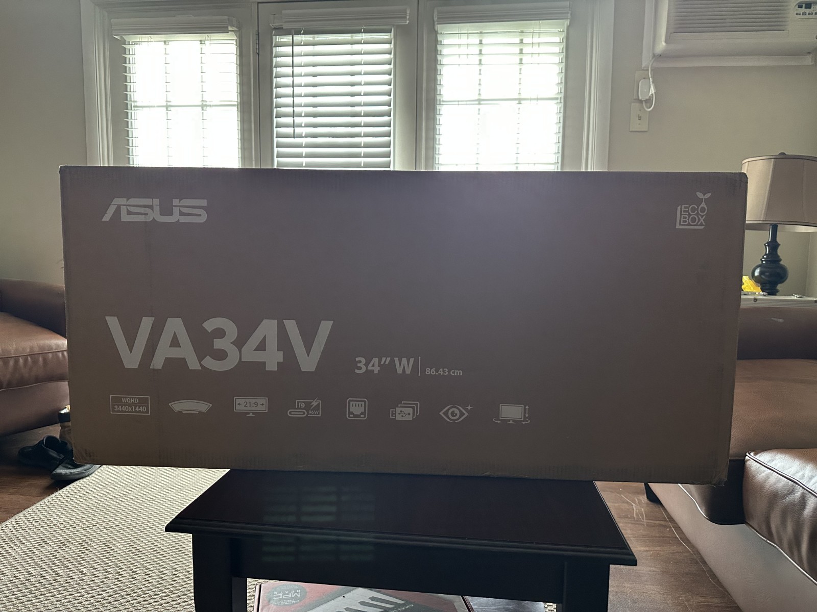 Asus VA34VCPSR 34" Curved USB-C Docking WQHD Monitor (3440x1440)