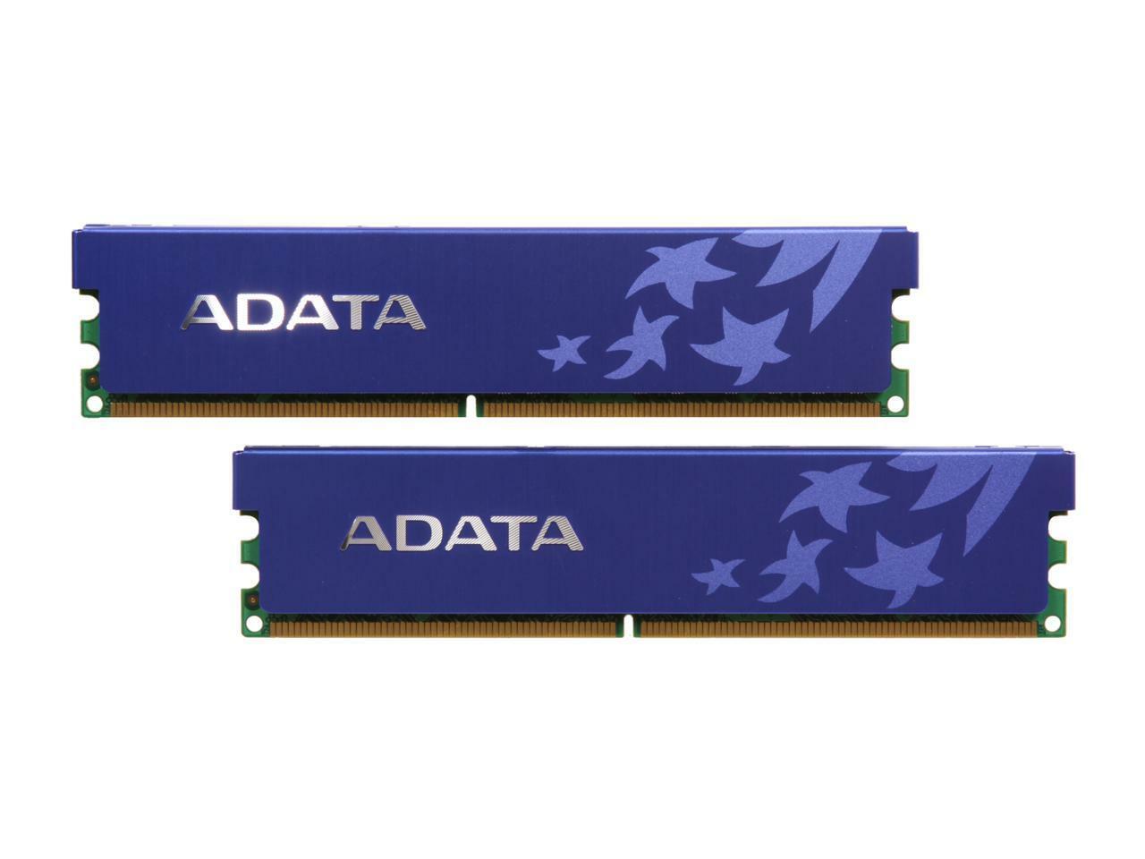 A-Data Technology PC2-6400 4 GB (2x2) DIMM 800 MHz DDR2 Memory (AD2U800B2G5-DRH)