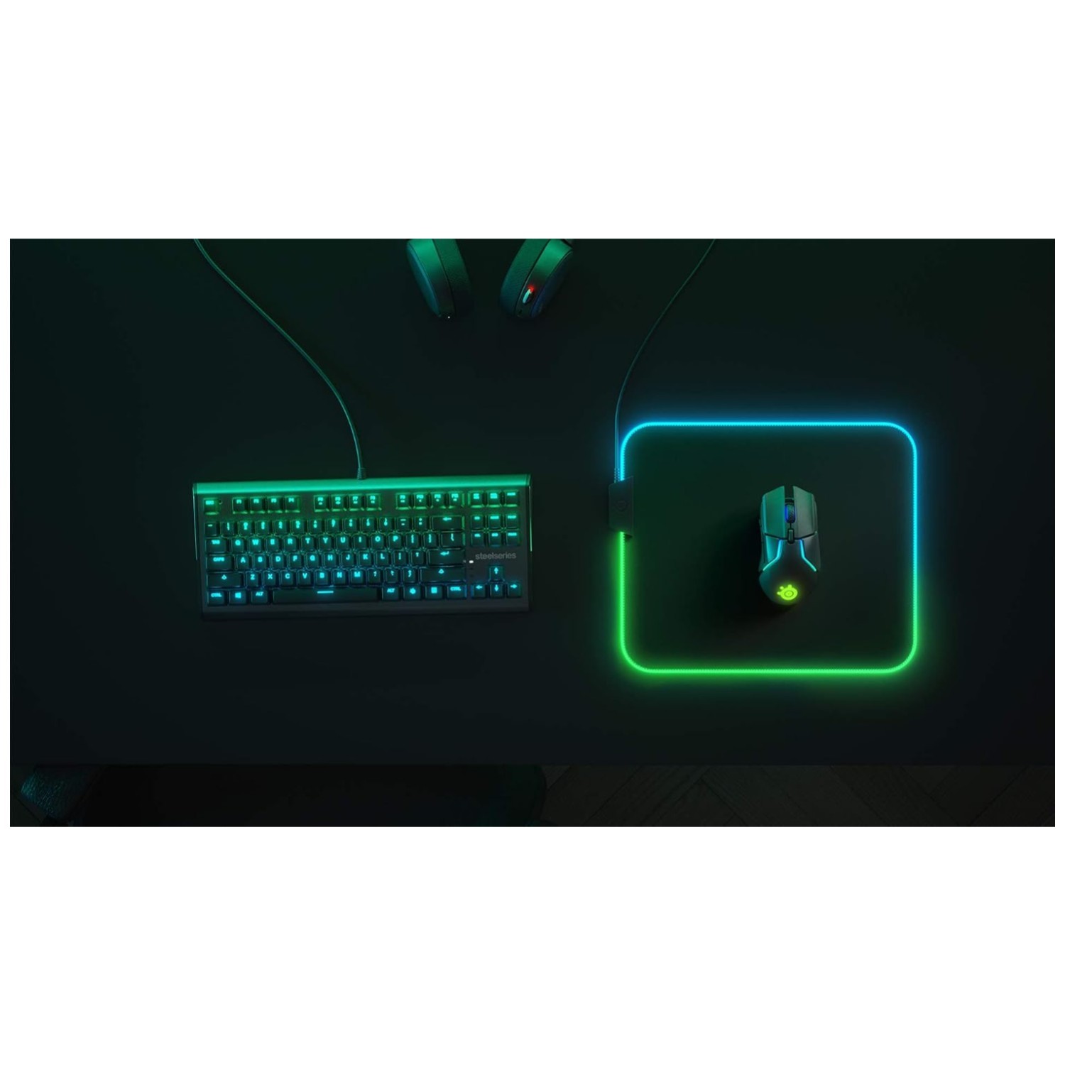 SteelSeries QcK Prism Mousepad - RGB Lighting