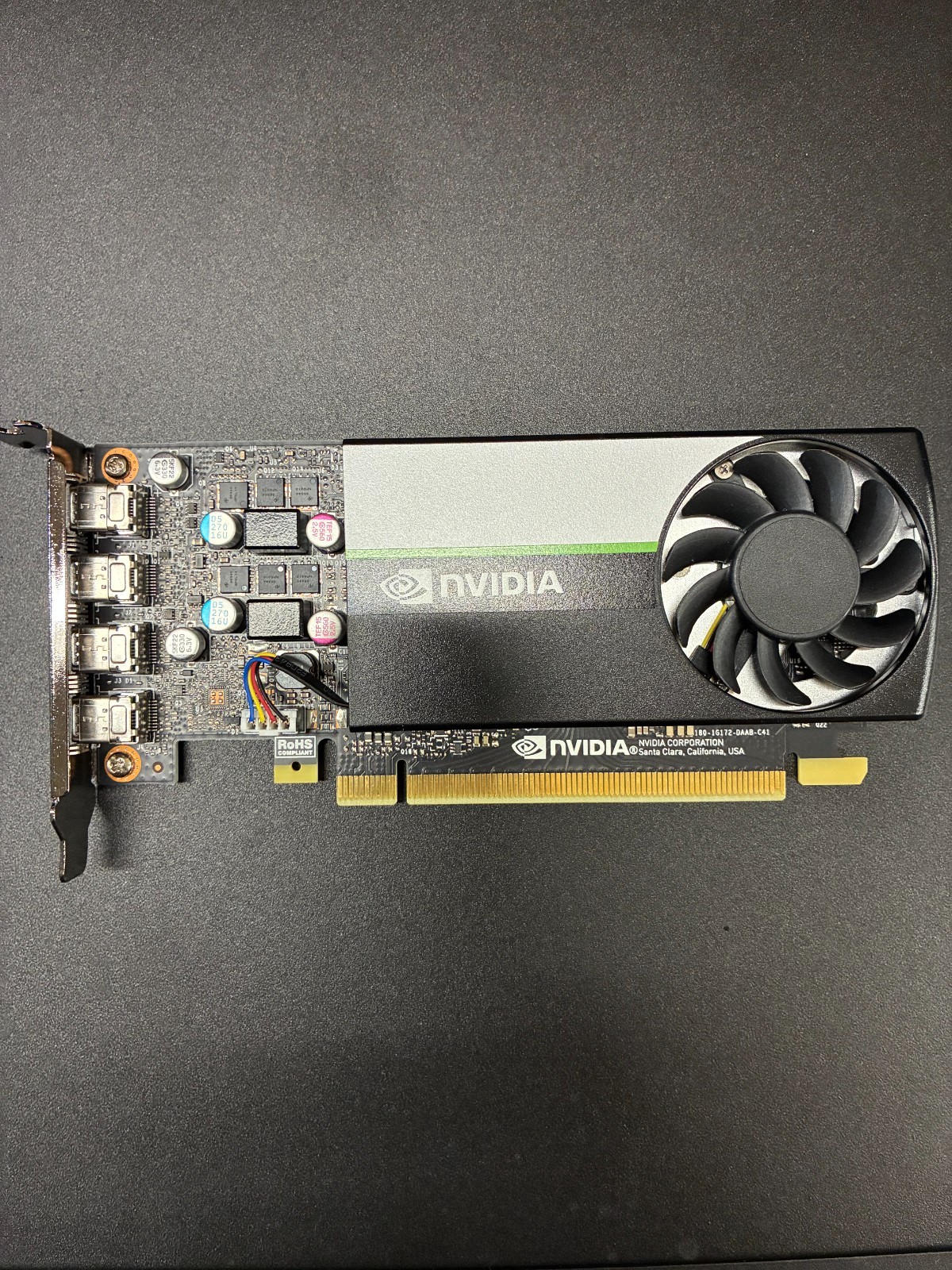 HP NVIDIA T1000 8GB GDDR6 GPU Graphics Card Low-Profile 4x Mini-DisplayPort