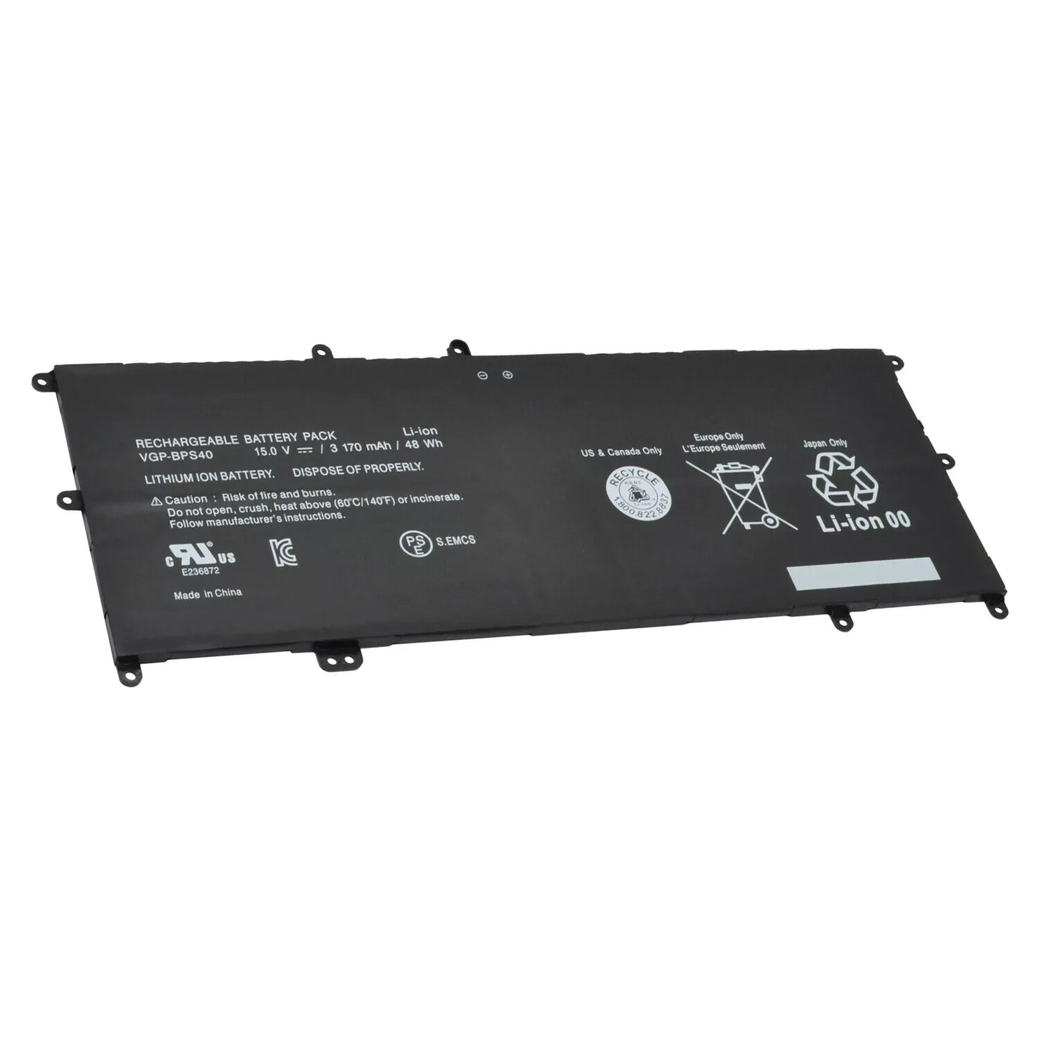 US Genuine VGP-BPS40 Battery for Sony Vaio Flip SVF 15A SVF15N18PXB SVF14N11CXB