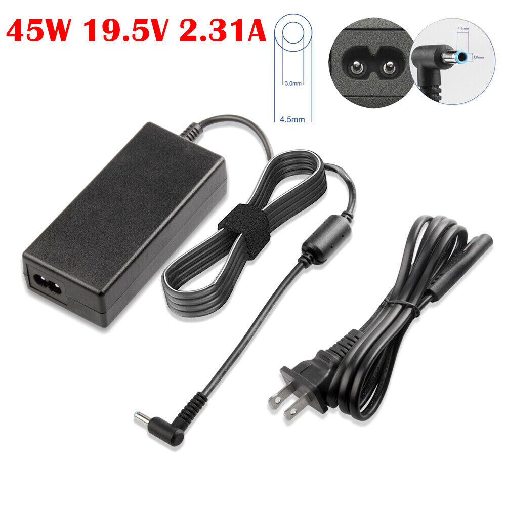 45W Power Adapter Charger for HP 15-db0031nr 15-db0086cl 15-db0011dx 15-db0011ds