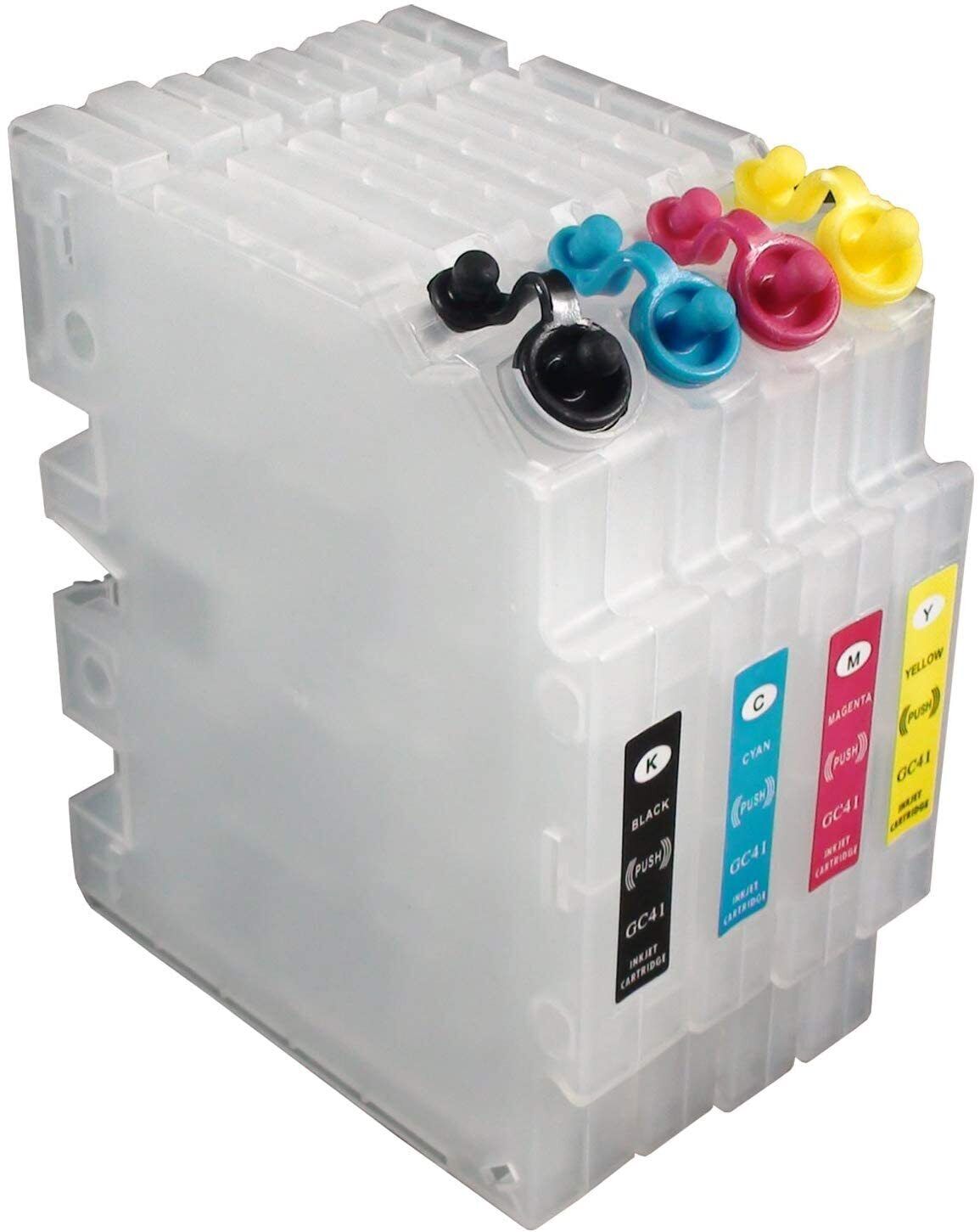 Empty Refillable GC-41 GC41 Ink Cartridges with Dye Pigment Sublimation Ink