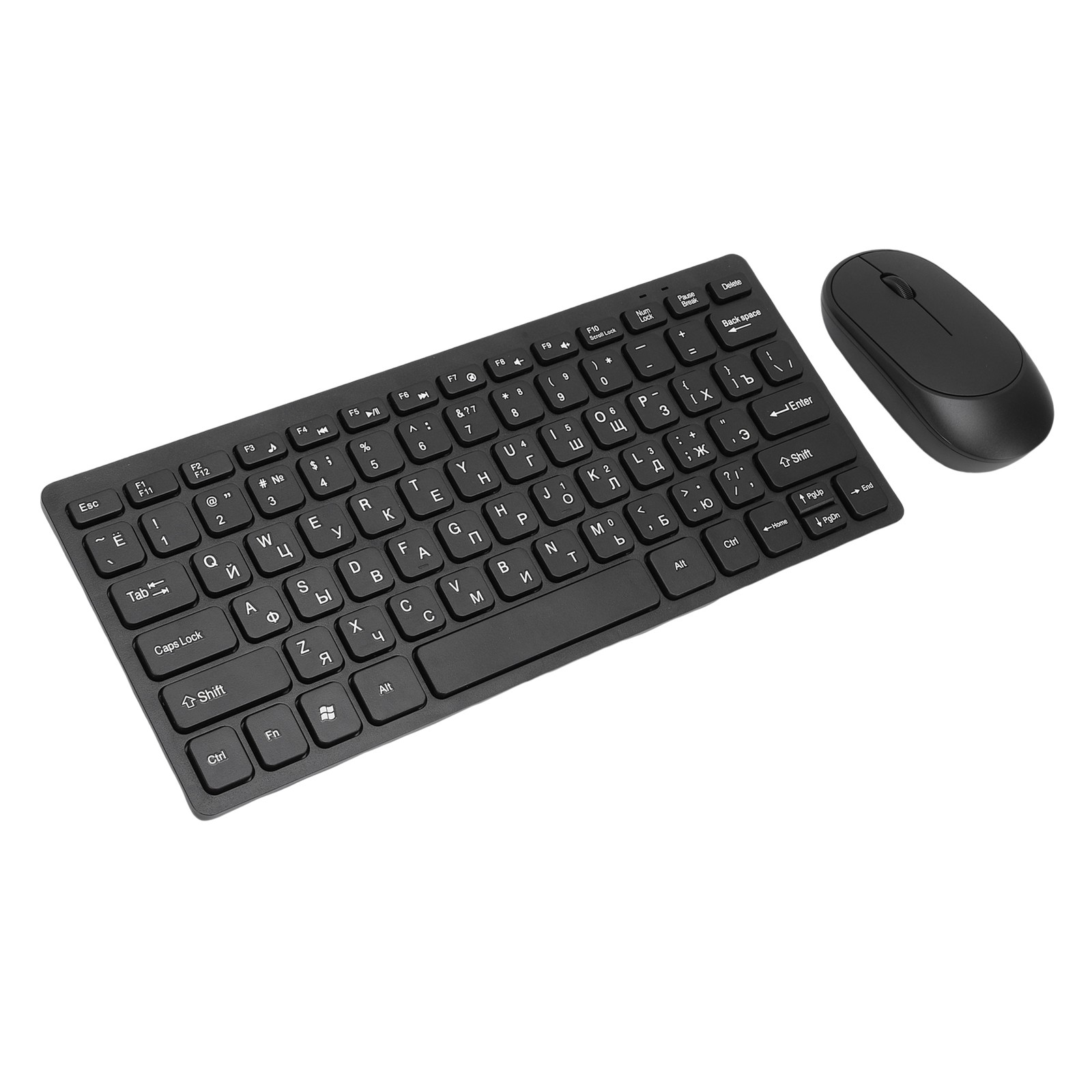 Russian Keyboard Mouse Set 78 Keys Slim 2.4G Wireless Keyboard And Mouse Combo
