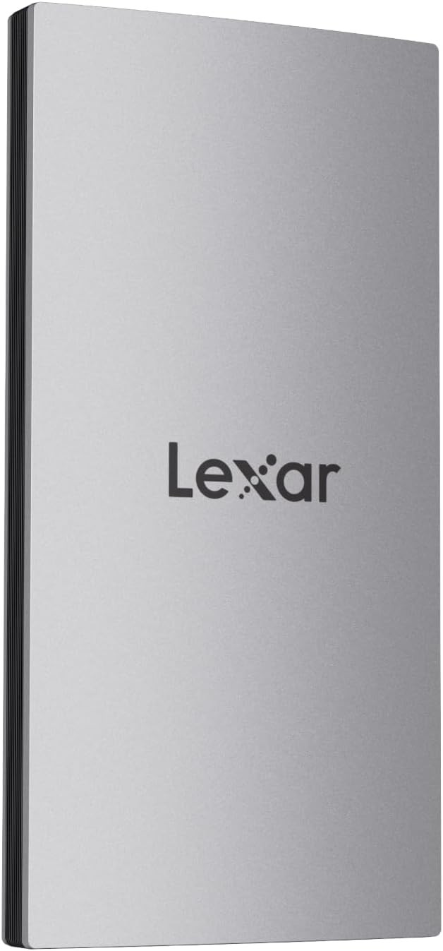 Lexar ES3 1TB External Solid State Drive USB 3.2 Gen2 Silver