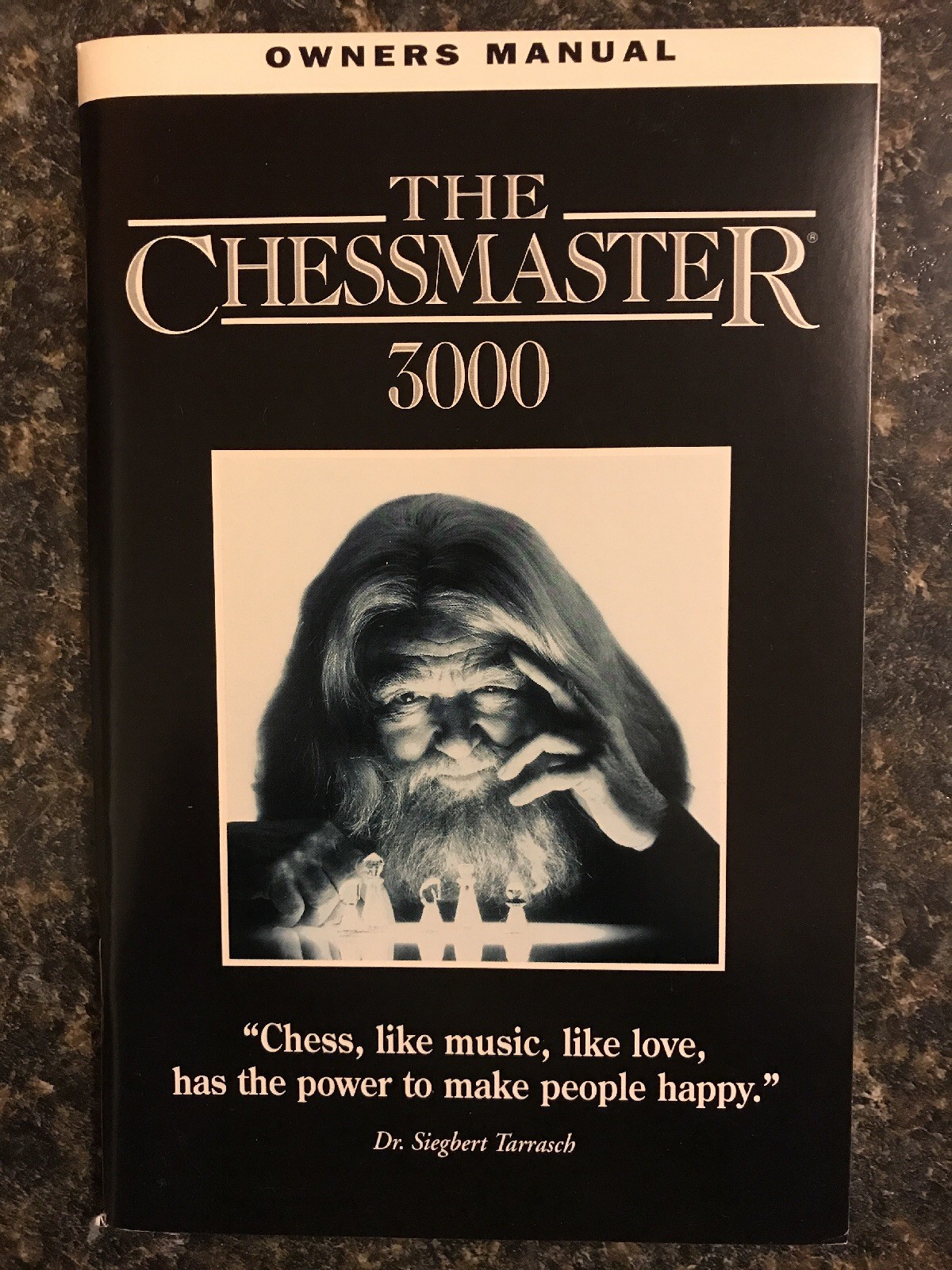 Vintage Chessmaster 3000 Computer Game Manual (1991)