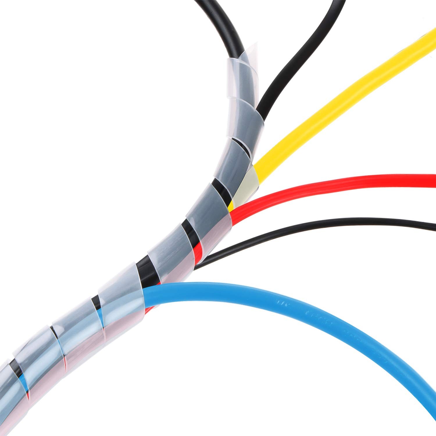 Kable Kontrol SPW-125SP-NATURAL Vortex Poly 1/8" Spiral Wrap Tubing By The Foot