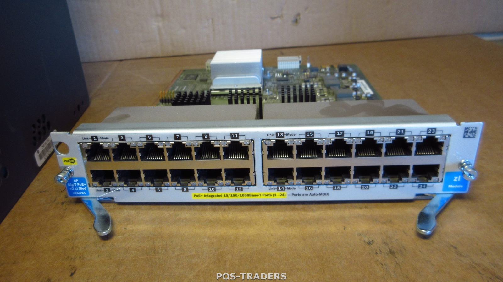 HP J9535A 20-Port Module GT PoE+/4-port SFP v2 zl PULLED FROM E5406 ZL J8697A