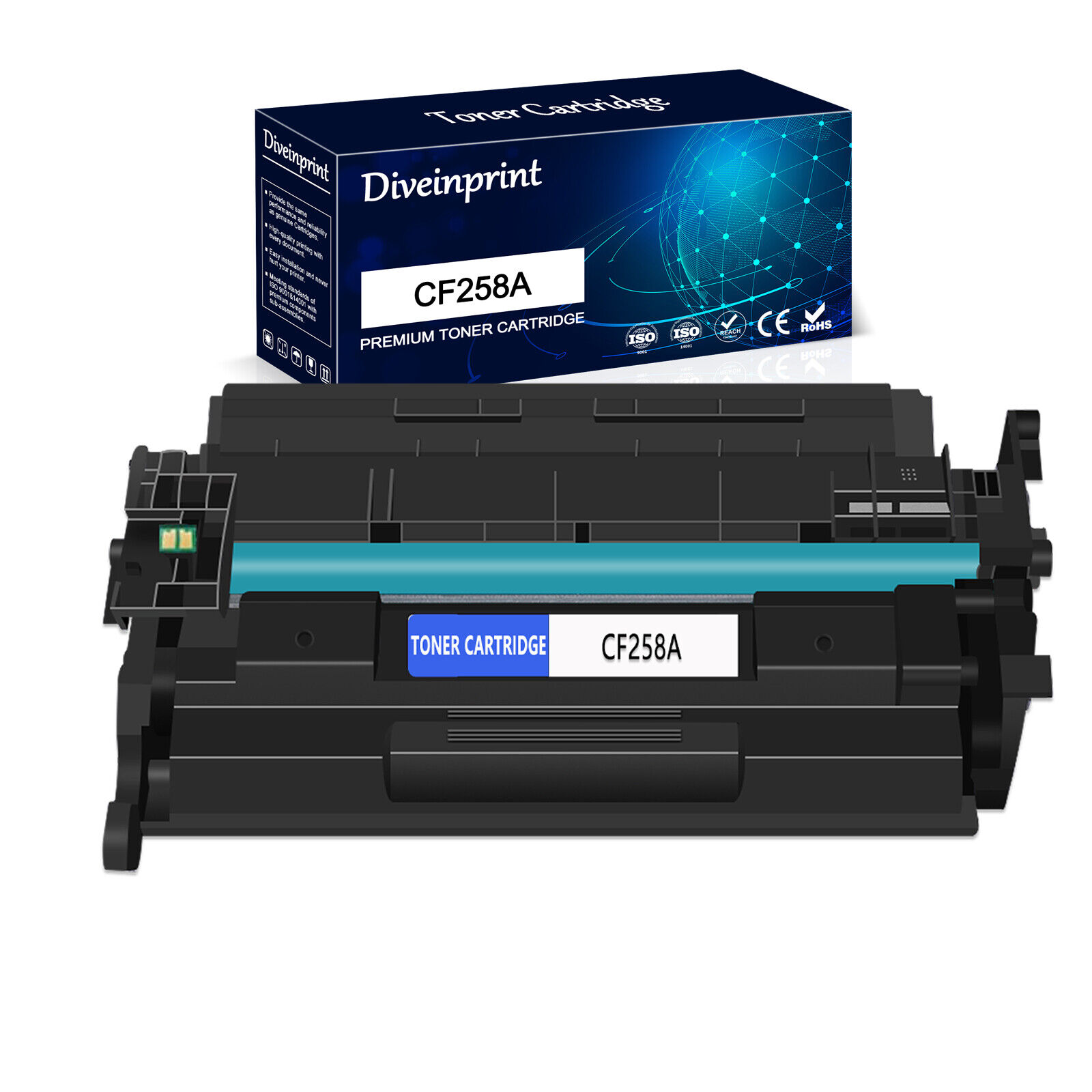 1PK 58A CF258A Toner Cartridge With Chip For HP Pro MFP M428fdw M428fdn M428dw