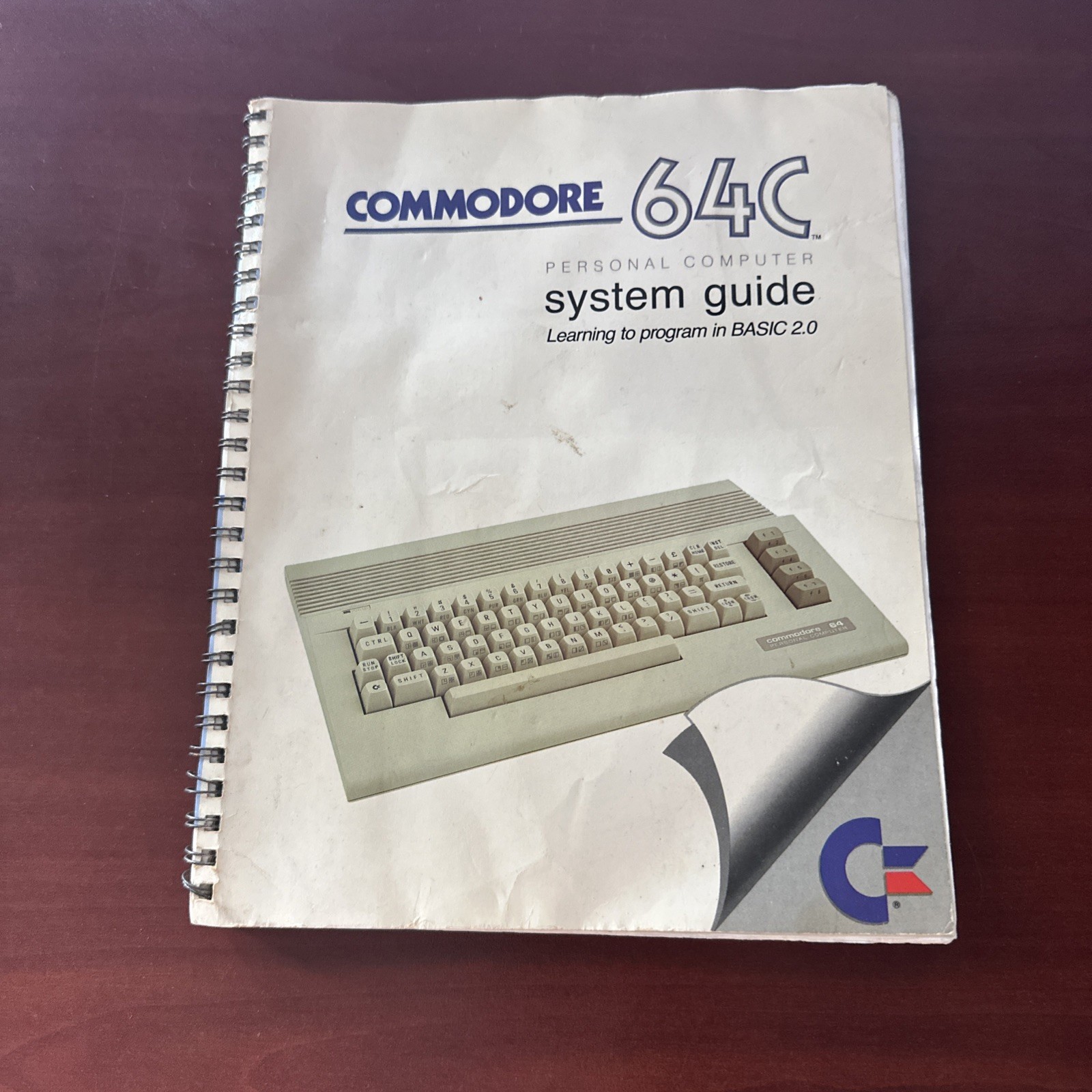 Vintage Commodore 64C PC System Guide Learning to Program in BASIC 2.0