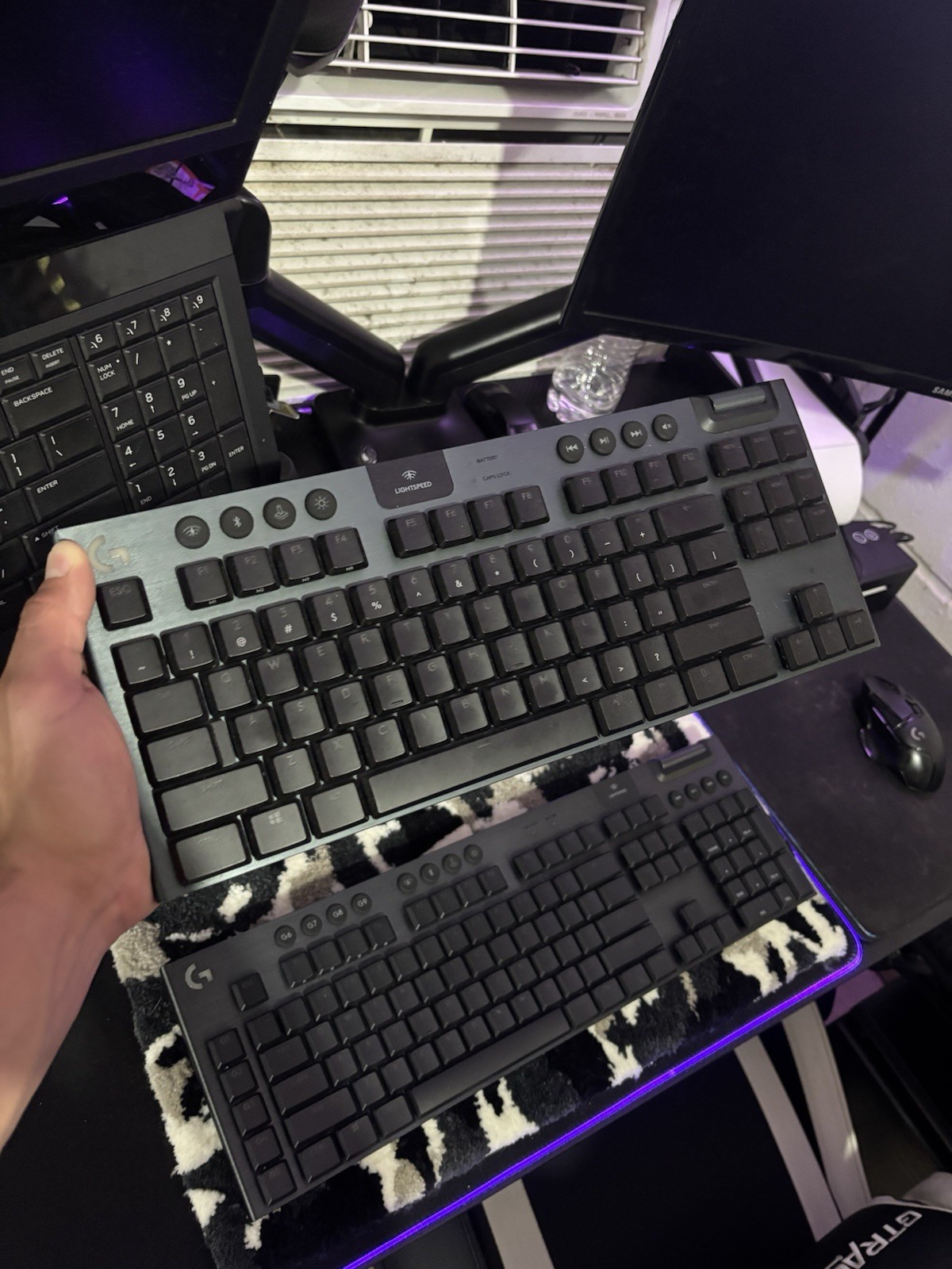 Logitech G915 TKL Mechanical Gaming Keyboard Black, Tactile, No USB