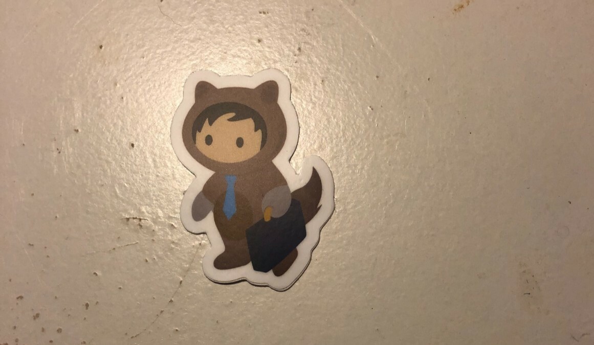 EXCLUSIVE Salesforce Business Astro w/ Suitcase Sticker