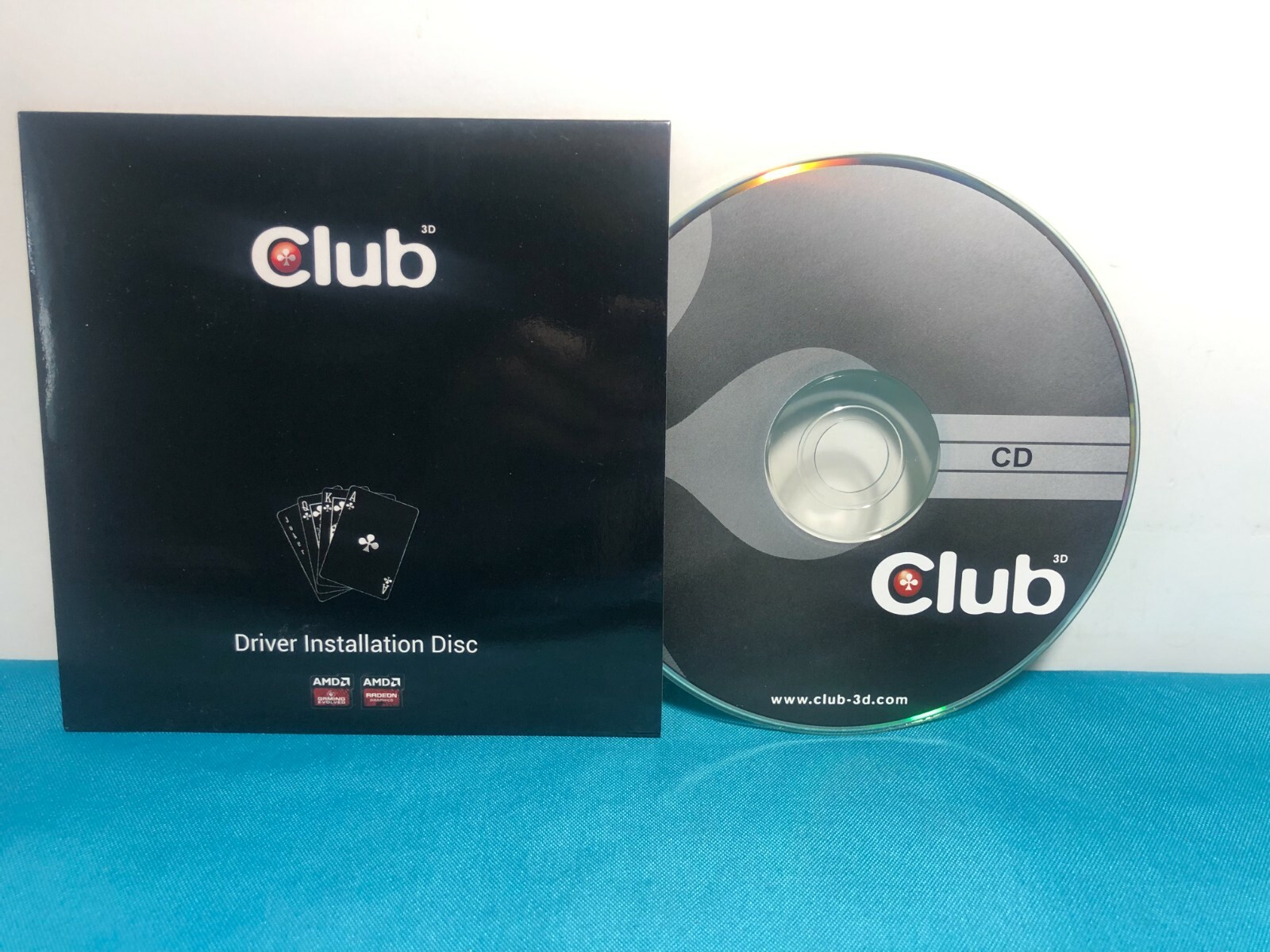 amd club 3d driver installation disc PC disc only 