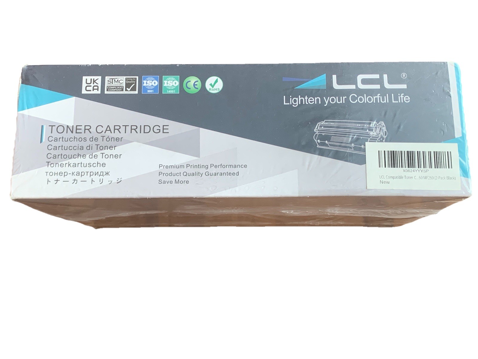 2 Pack CRG-051 Toner Cartridge For Canon ImageCLASS MF263dn LBP162dw MF264dw