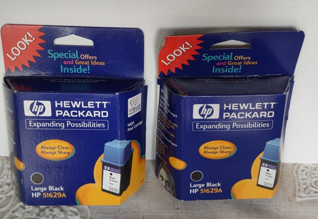 HP29 Black Ink Cartridge 51629A Expired unopened Genuine