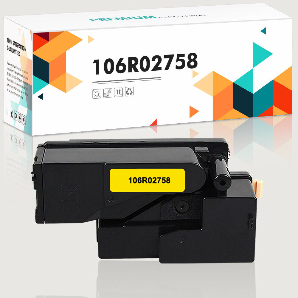 1PK Yellow Toner Compatible For 106R02758 Phaser 6022 6020 WorkCentre 6025 6027