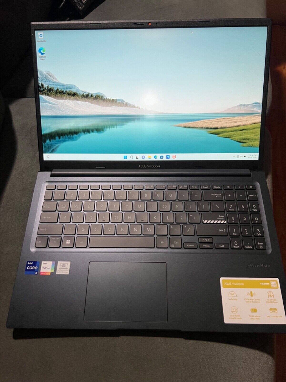 ASUS Laptop VivoBook Intel Core i9-13900H 16GB Memory 1 TB PCIe SSD Intel Iris X
