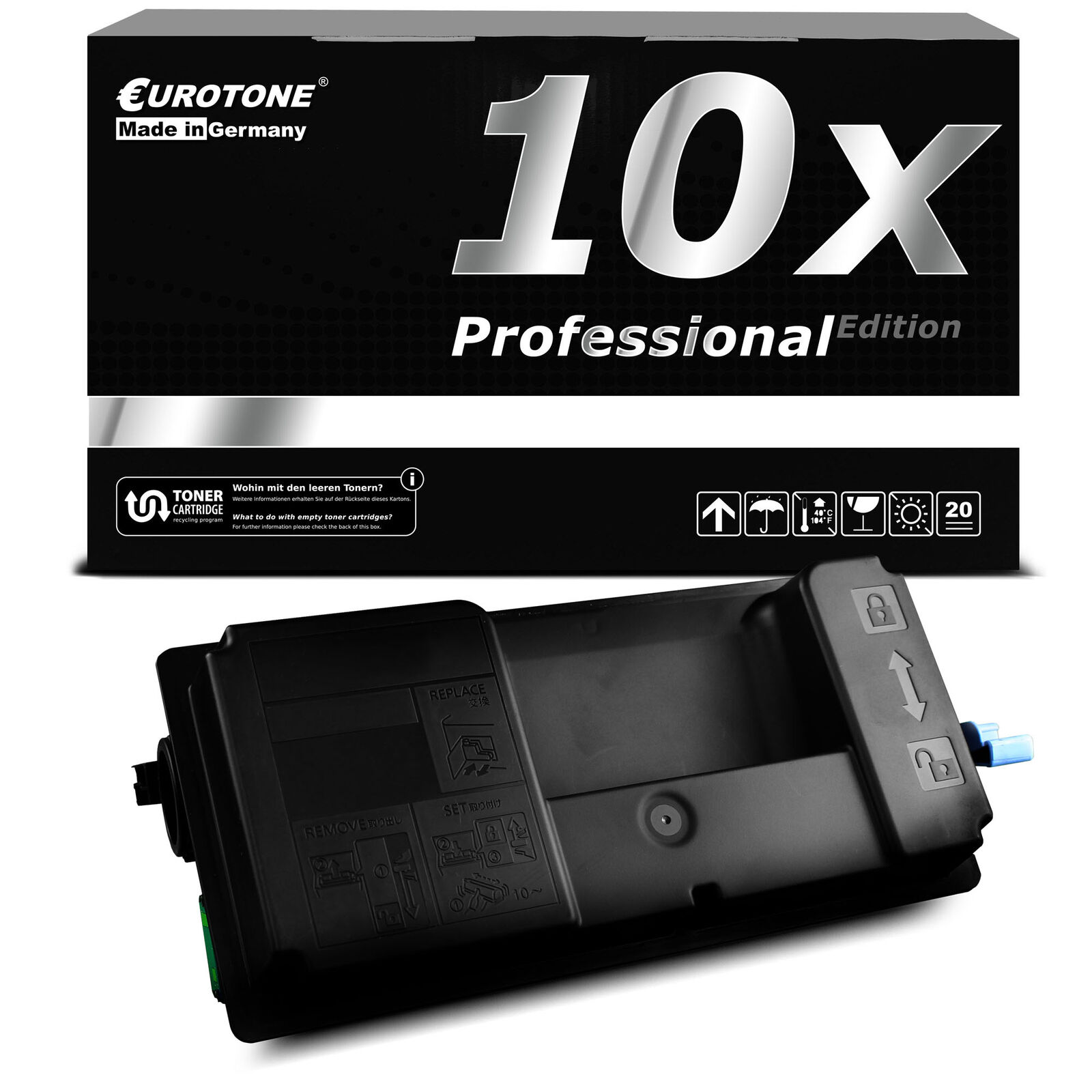 10x Eurotone Pro Cartridge Replaces Kyocera TK-3190 TK3190 TK 3190