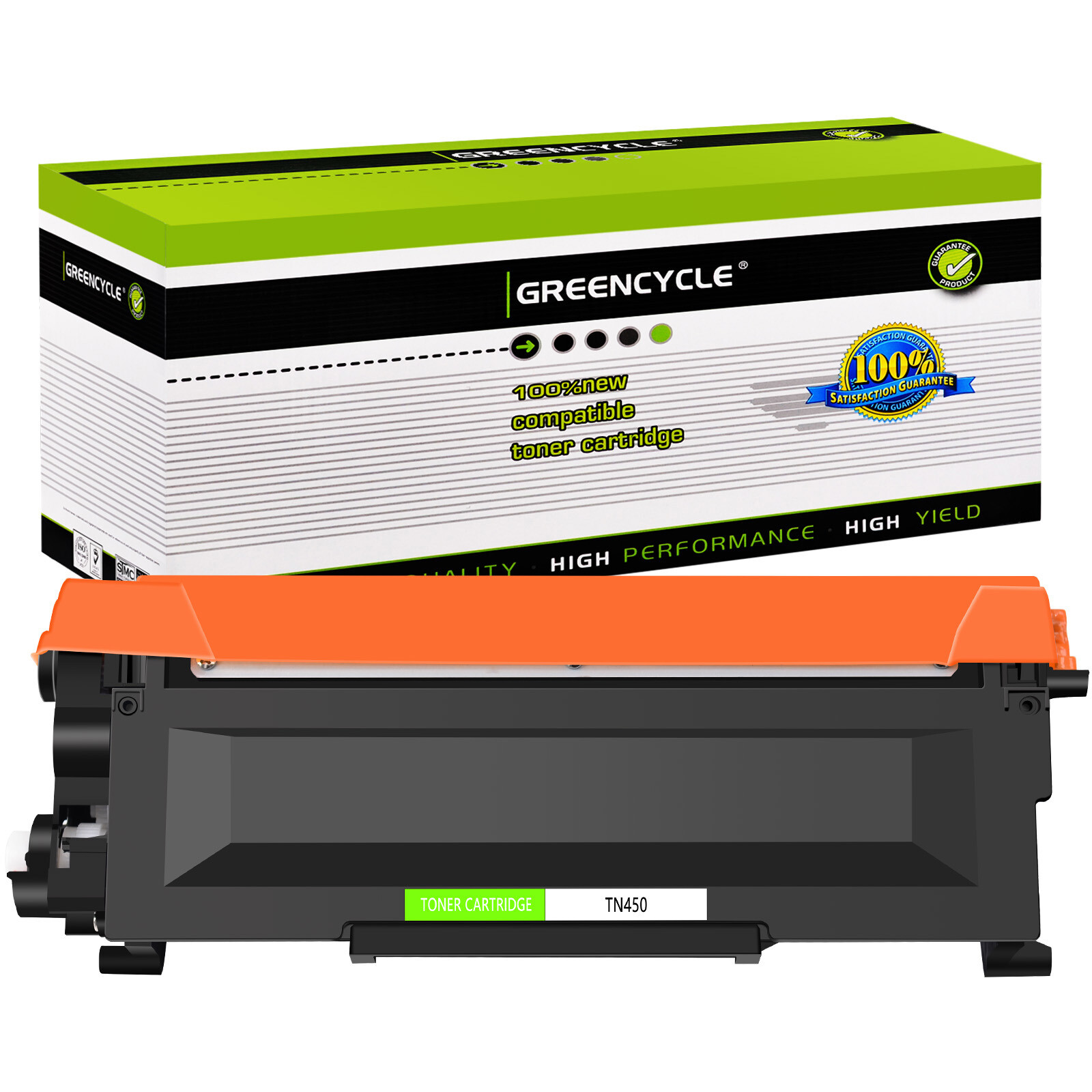 GREENCYCLE TN450 Toner Cartridge Compatible For Brother HL-2132 HL2240D HL2280DW