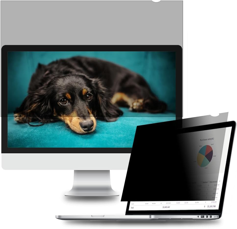 23 Inch - 16:9 Aspect Ratio - Computer Privacy Screen Filter for Widescreen Moni