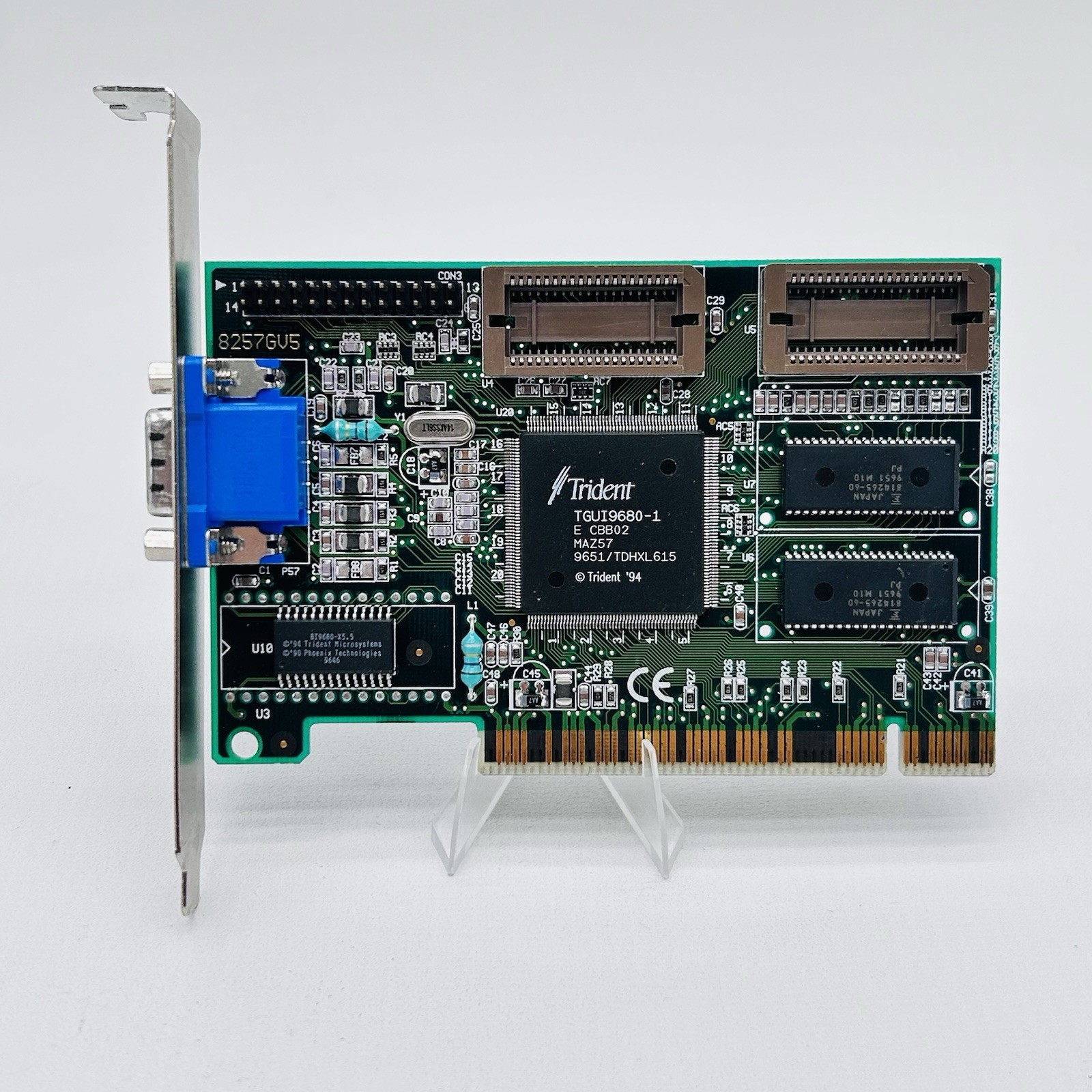 Jaton 8257G/5V Trident TGUI9680 PCI Graphics Card, 1MB RAM, IBM Retro PC's
