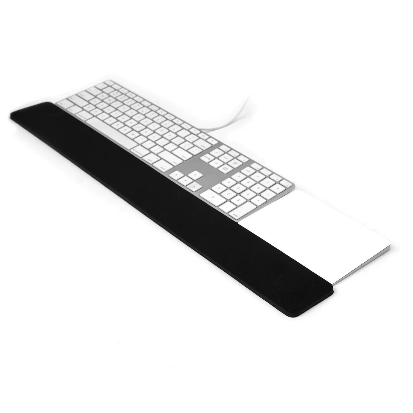 Slim Wrist Pad 24x4x0.375 Inch Extra Long Soft Keyboard Mousepad Rest