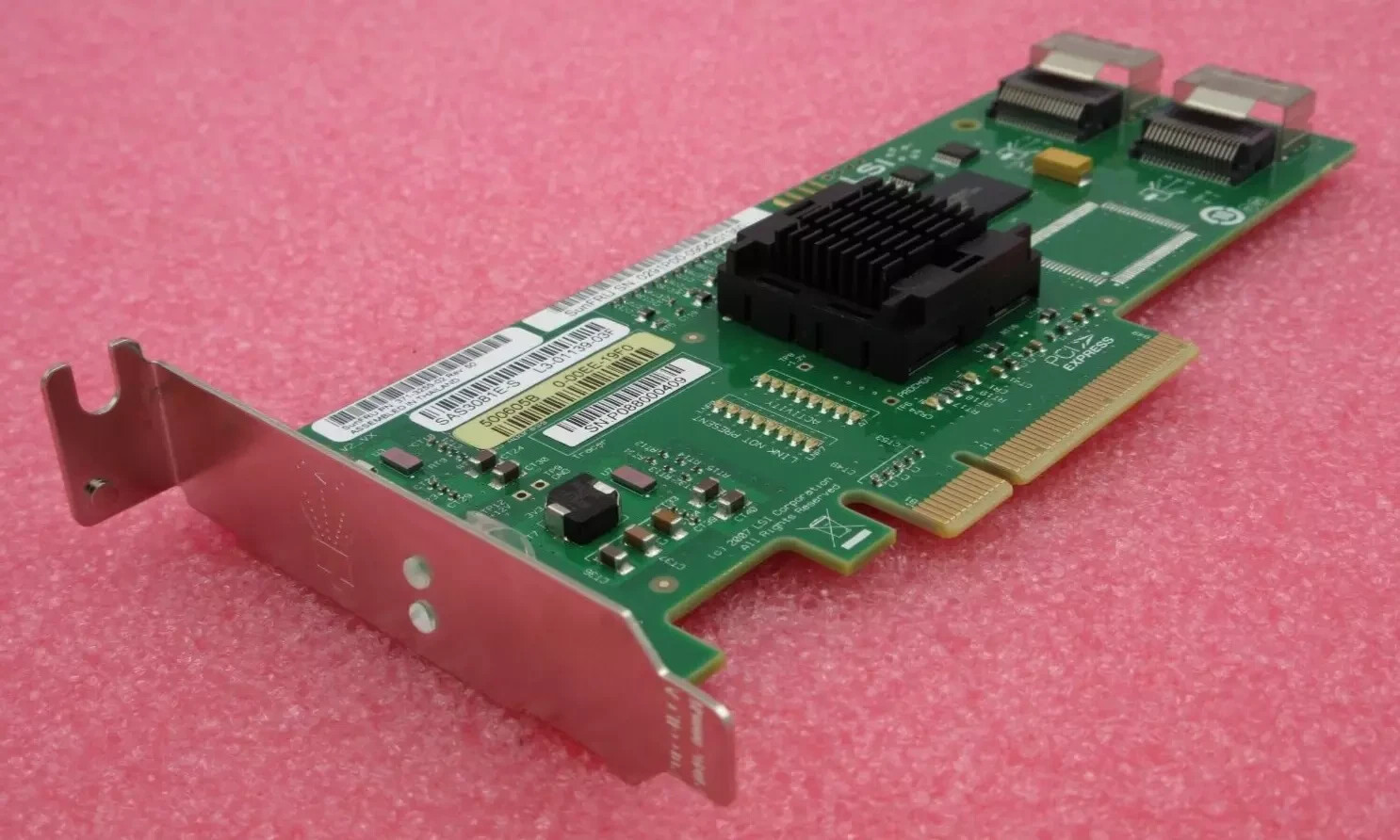 SUN 371-3255-02 LSI SAS3081E-S SAS 8 Port RAID Controller PCI Express x8