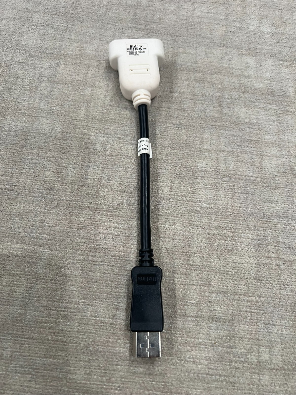 BizLink DP/N 023NVR DisplayPort to DVI Adapter Cable
