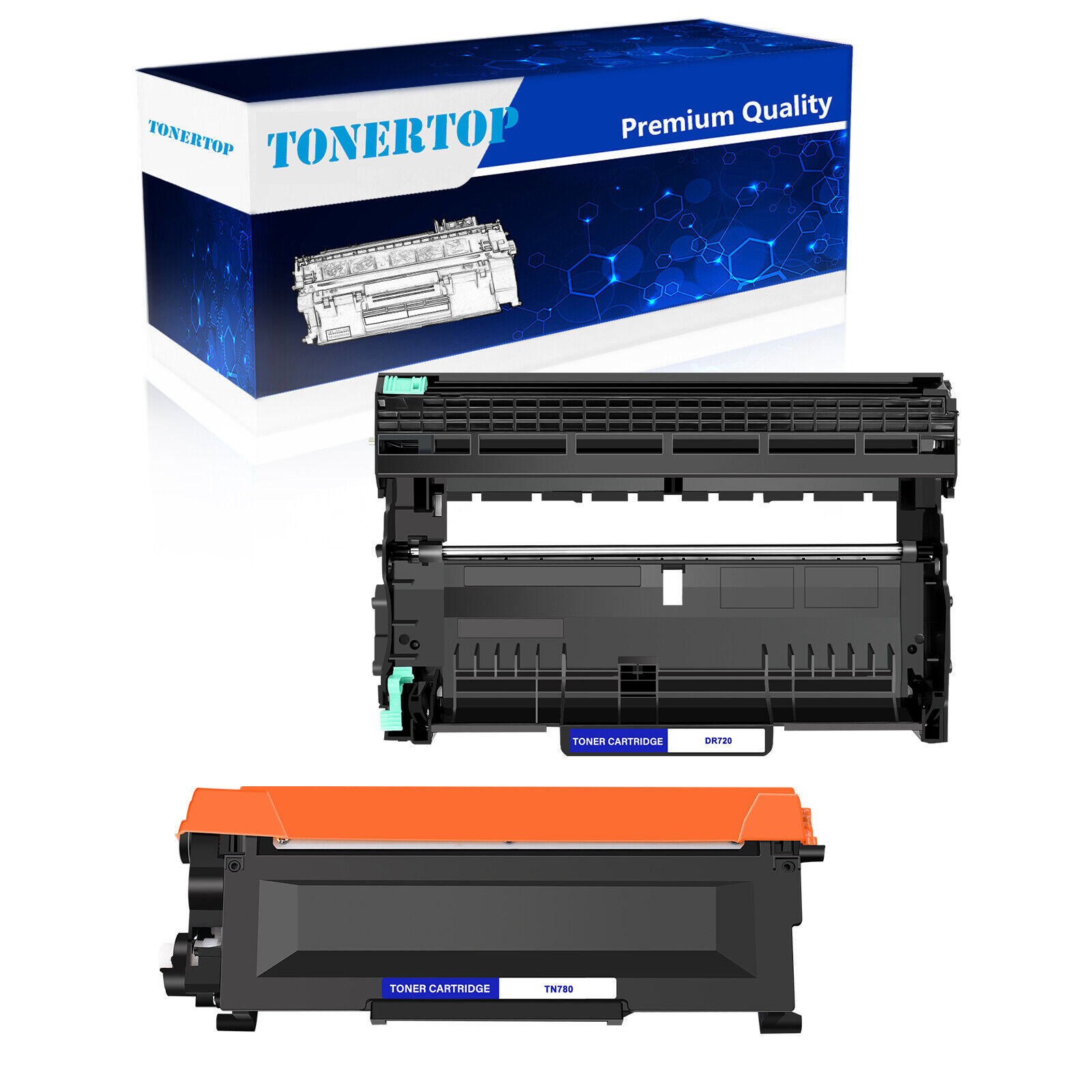 1PK DR720+ 1PK TN780 Toner Drum Fits for Brother MFC-8510DN 8515DN 8520DN 8810DW