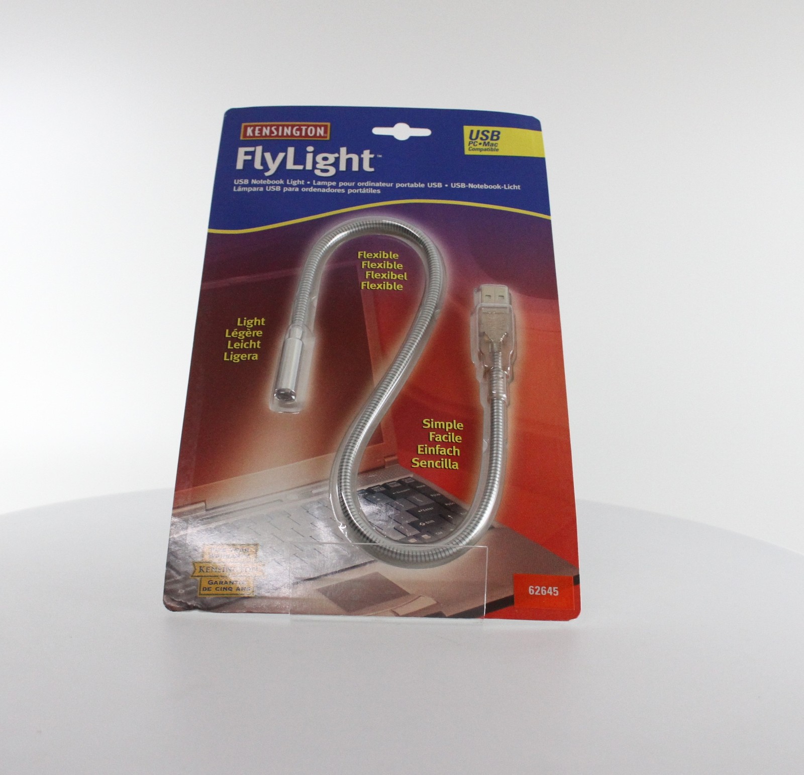 Kensington Flylight Platinum-Colored Portable USB Light - PC/Mac (62645)