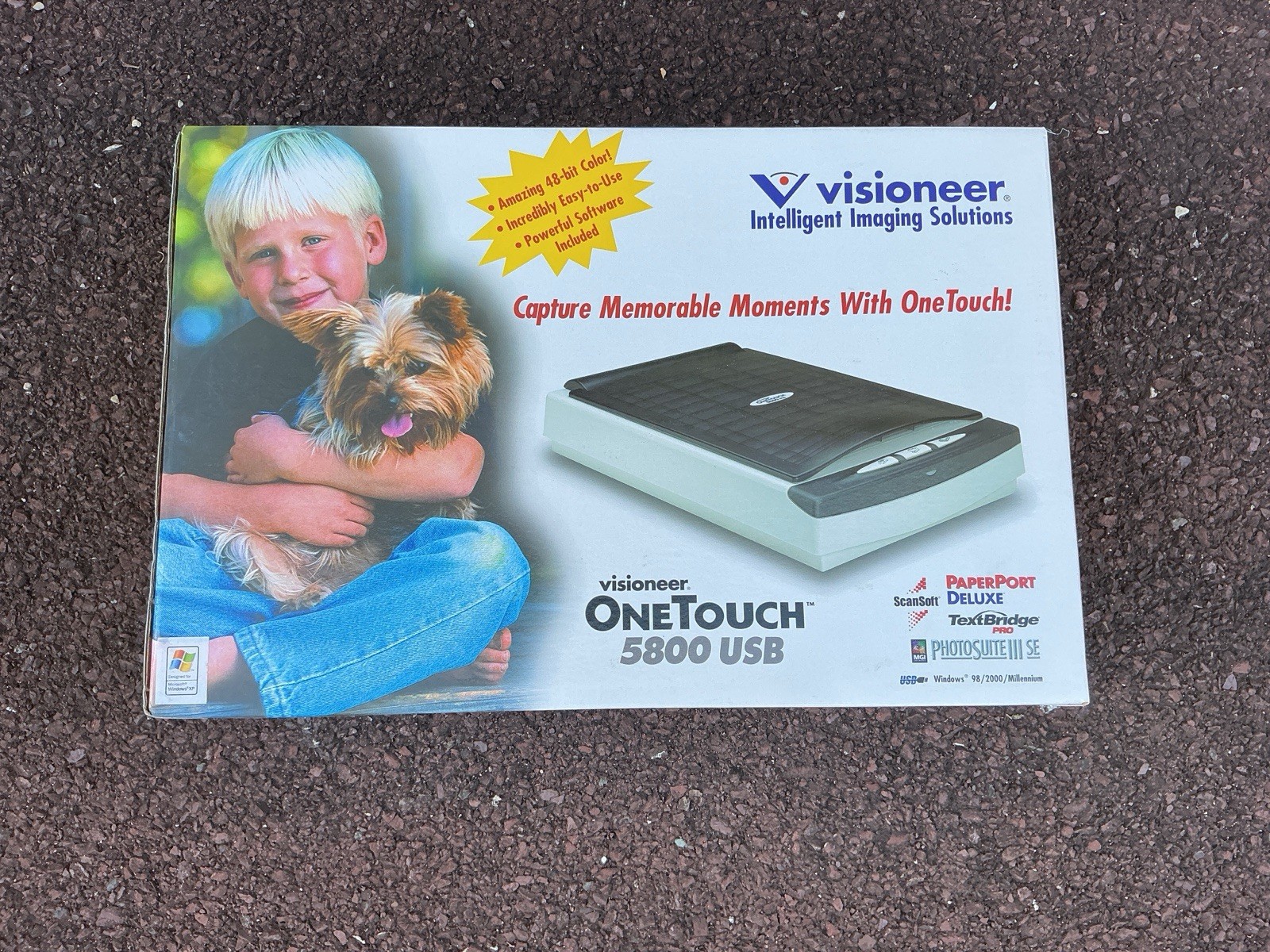 Visioneer OneTouch 5800 USB Flatbed Scanner Open Box Complete