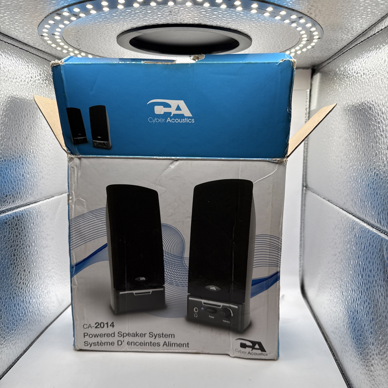 Cyber Acoustics CA‑2014 Multimedia Desktop Speakers – Tested & Working