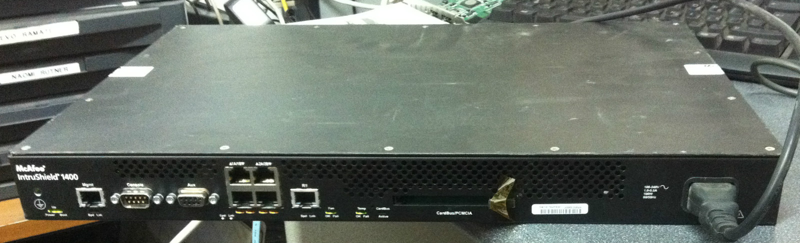 McAfee IntruShield 1400 Security Appliance