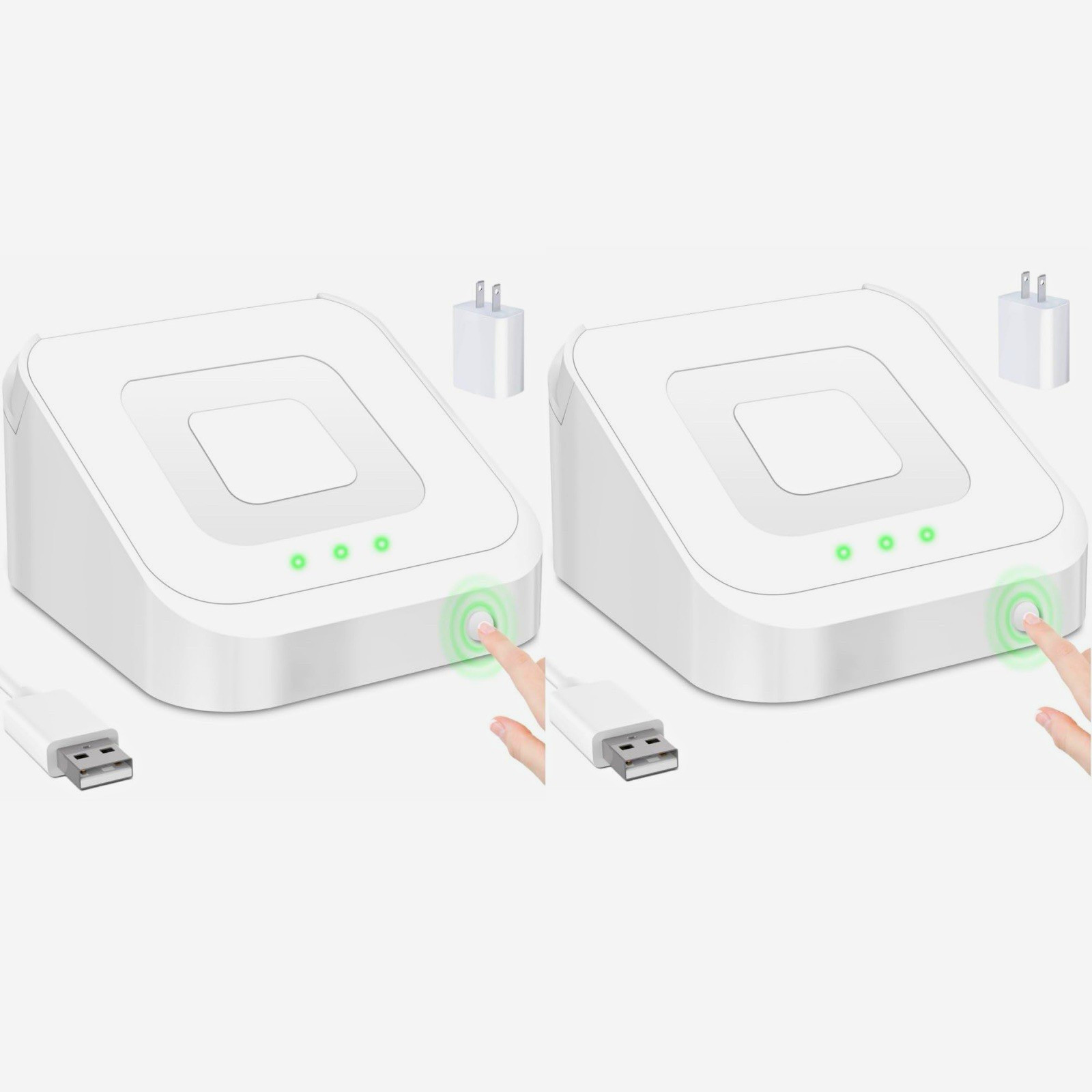 SORFHOUR Square Dock For Reader 2nd Gen, White come 2 in box