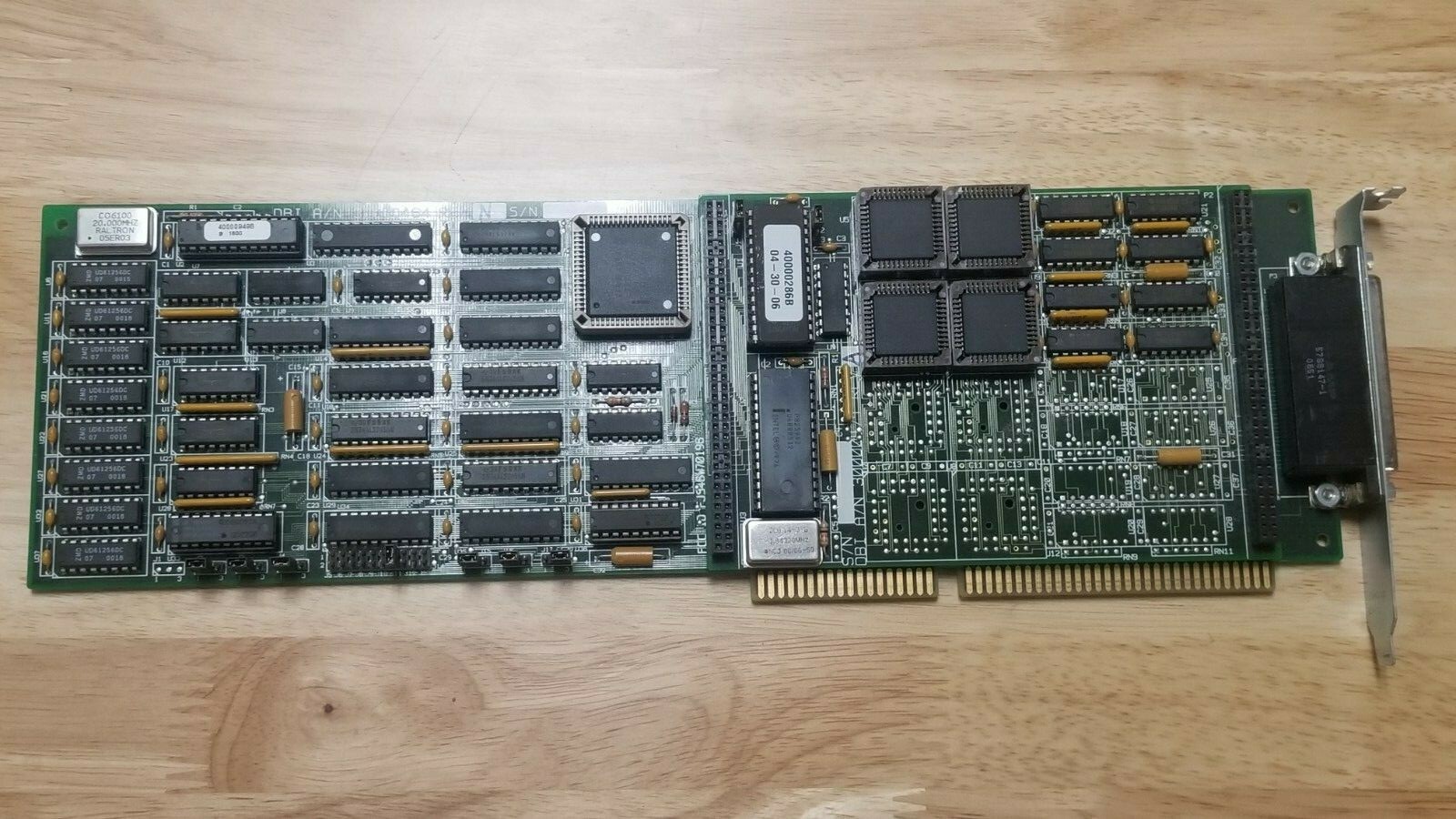Used DigiBoard COM/4i RS232 Coulter 4-Port ISA Serial Card 50000694-01 #o