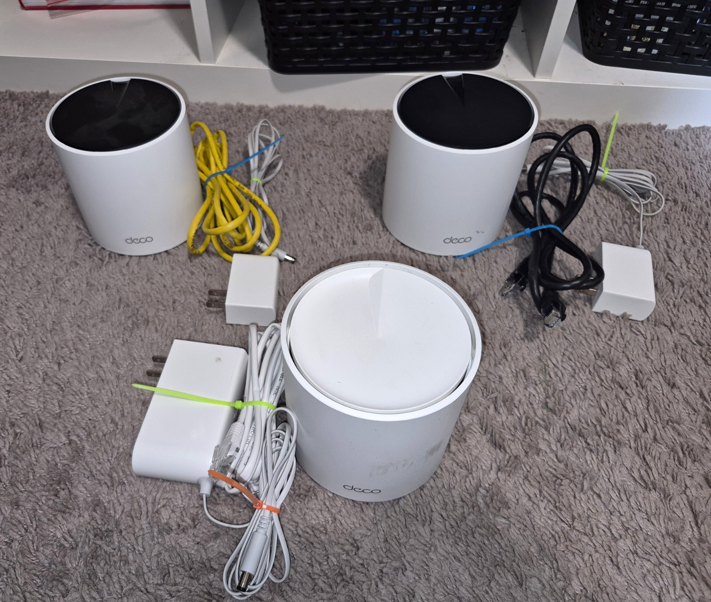 2 TP-LINK Deco X15 AX1500 Routers and 1 TP-LINK Deco X20 AX1800, WiFi 6