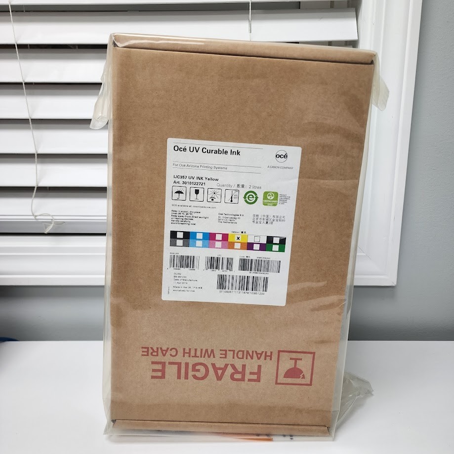 OCE IJC-357 UV Ink 3010122721, Yellow for OCE Arizona 1380 XT Exp 2019