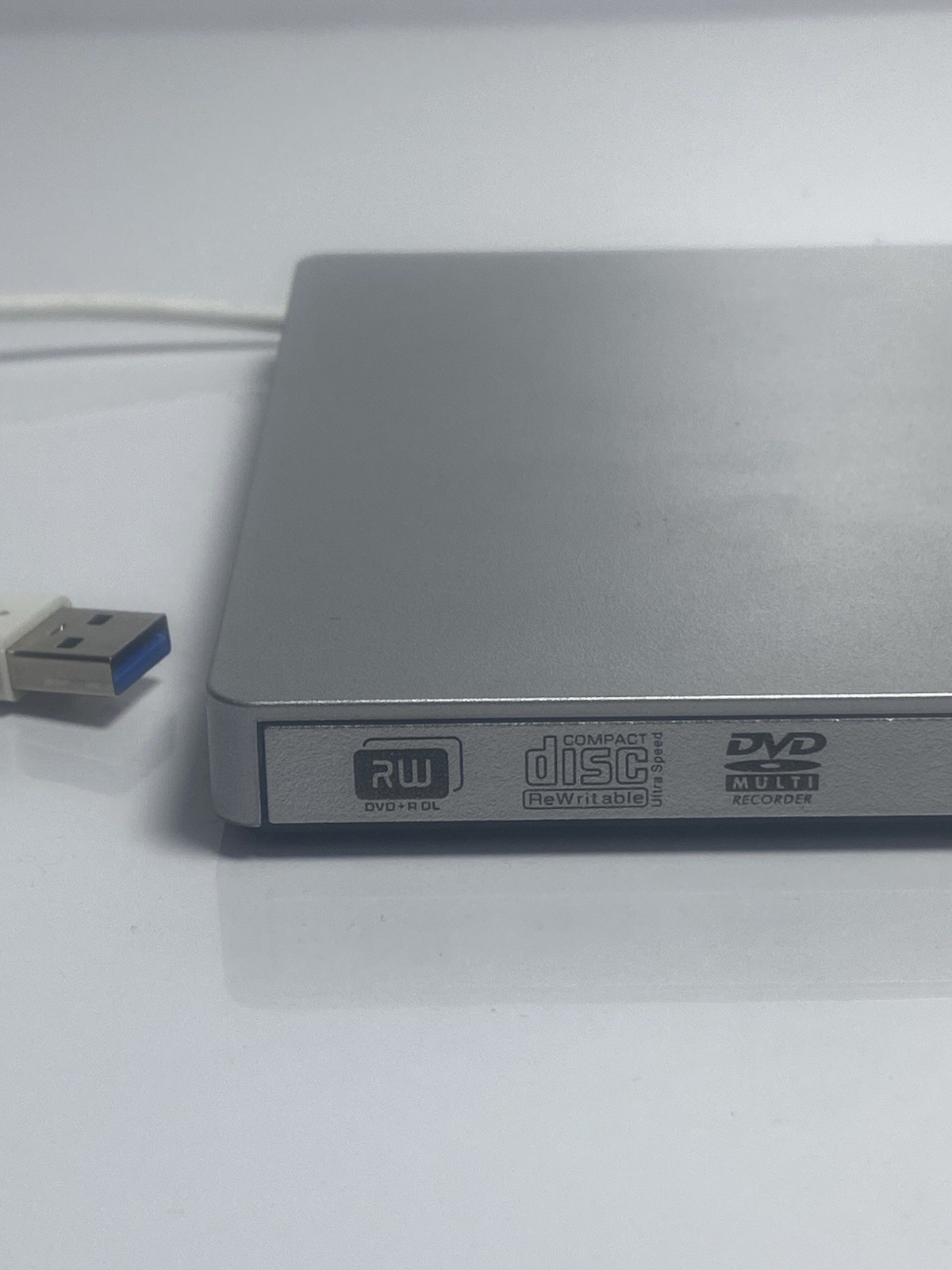 USB3.0 External CD Player 12.7mm Tray Type  Slim DVD-RW Optical Drive6372-Works