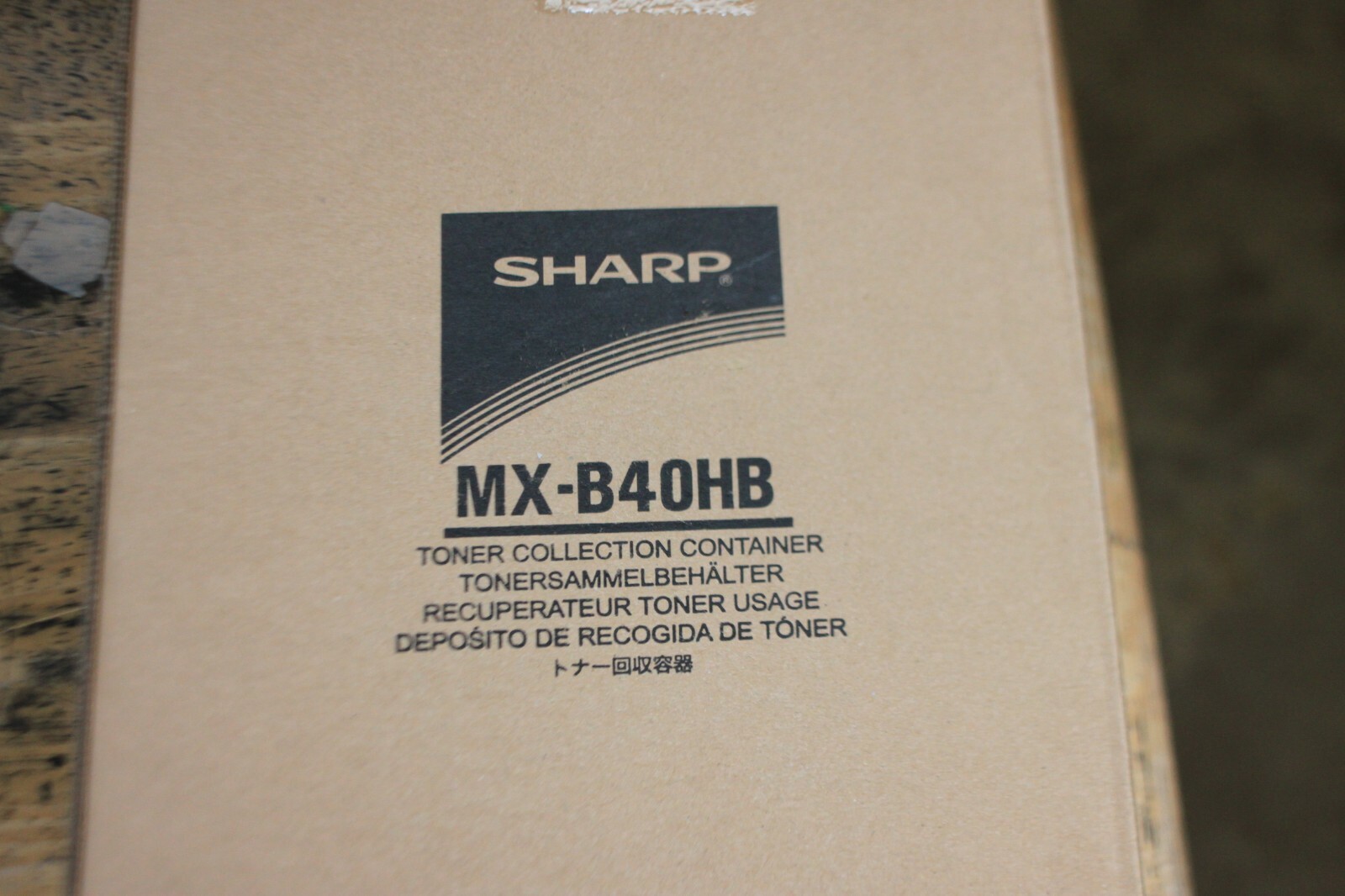 Genuine OEM Sharp MX-B40HB Waste Toner Collection Container MX-B400P MX-B401 G4