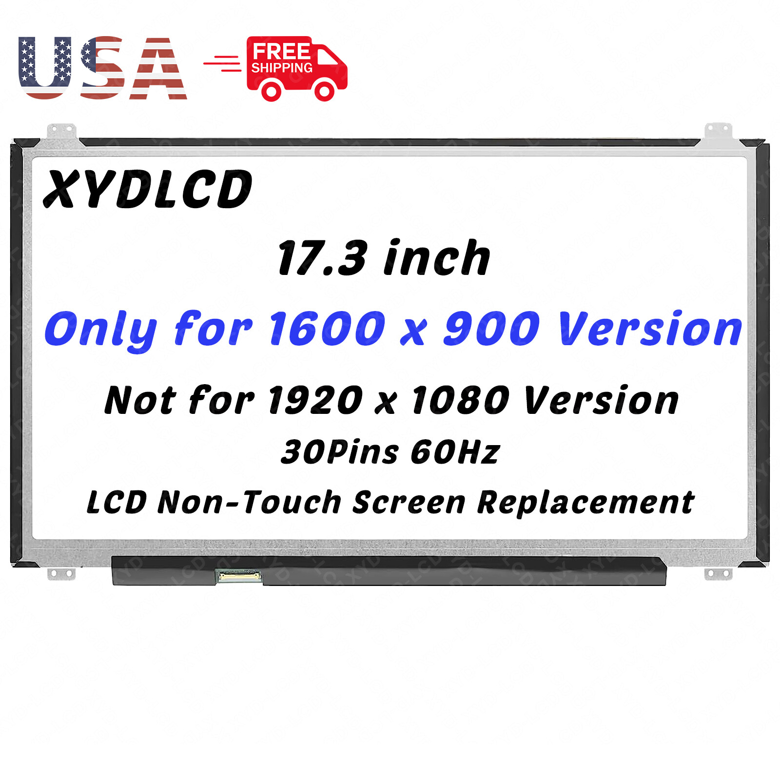 New 17.3" AUO229E B173RTN02.2 eDP 30Pins Laptop Screen Replacement LCD LED HD+