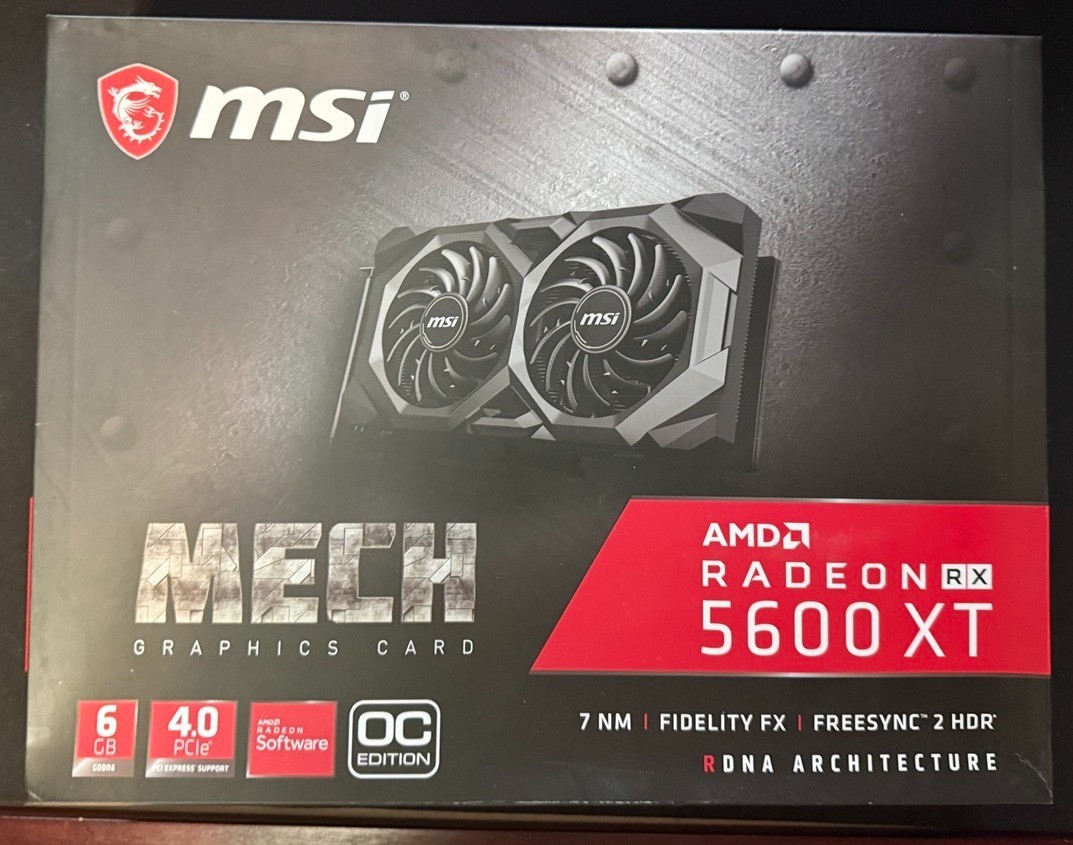 MSI AMD Radeon RX 5600 XT 6GB GDDR6 Graphics Card