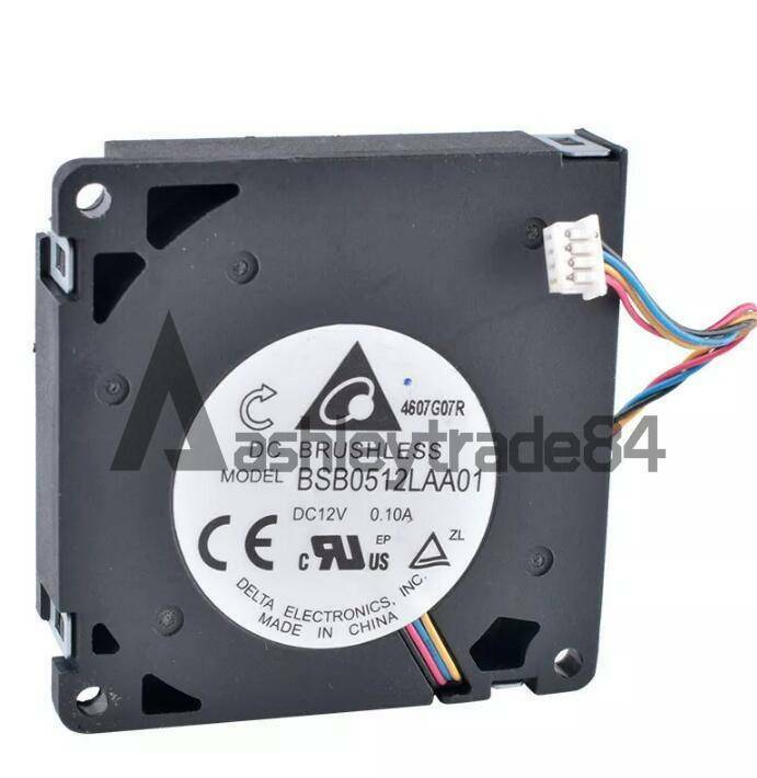 1PC For BSB0512LAA01 Delta DC12V 0.10A 4Pin Cooling Fan 50*50*10mm