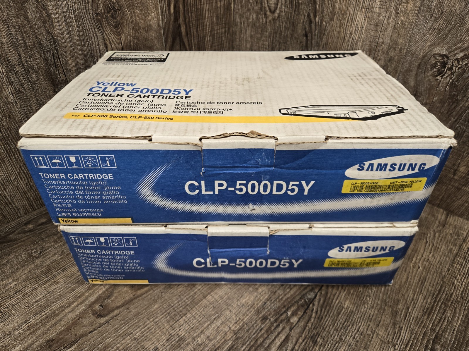 Original Samsung CLP-500D5Y Yellow Toner Cartridge