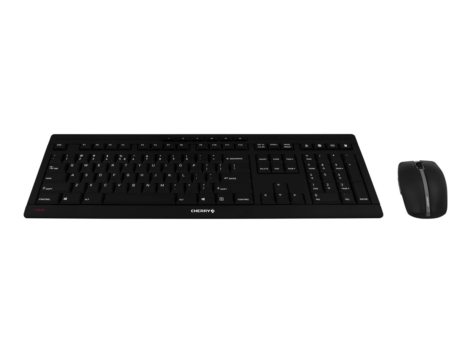 Cherry Stream Desktop Keyboard and Mouse Set Desktop 2400dpi JD-8500EU-2