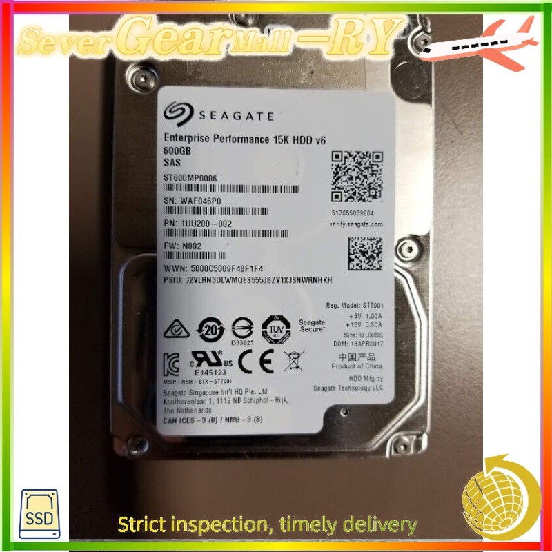 FOR Seagate Enterprise Performance 15K ST600MP0006 600GB15000RPM SAS12.0GB/s HDD