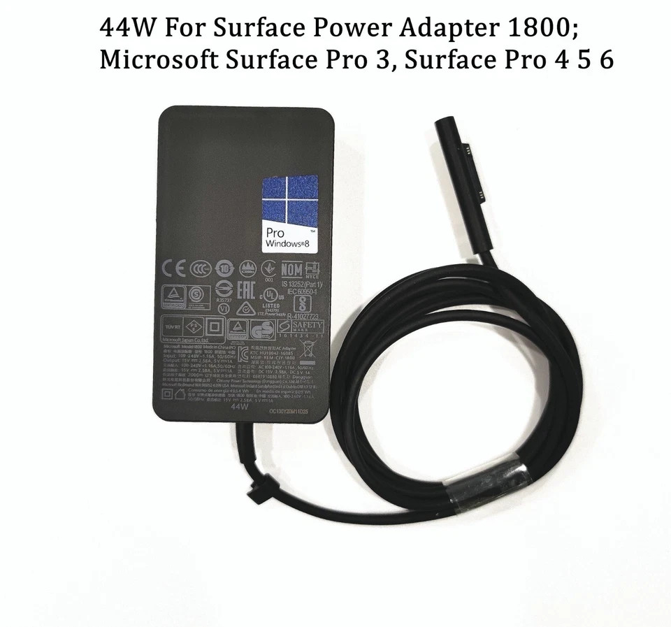 OEM Genuine 44W 1800 Laptop Adapter Charger For Microsoft Surface Pro 7 6 5 4 3